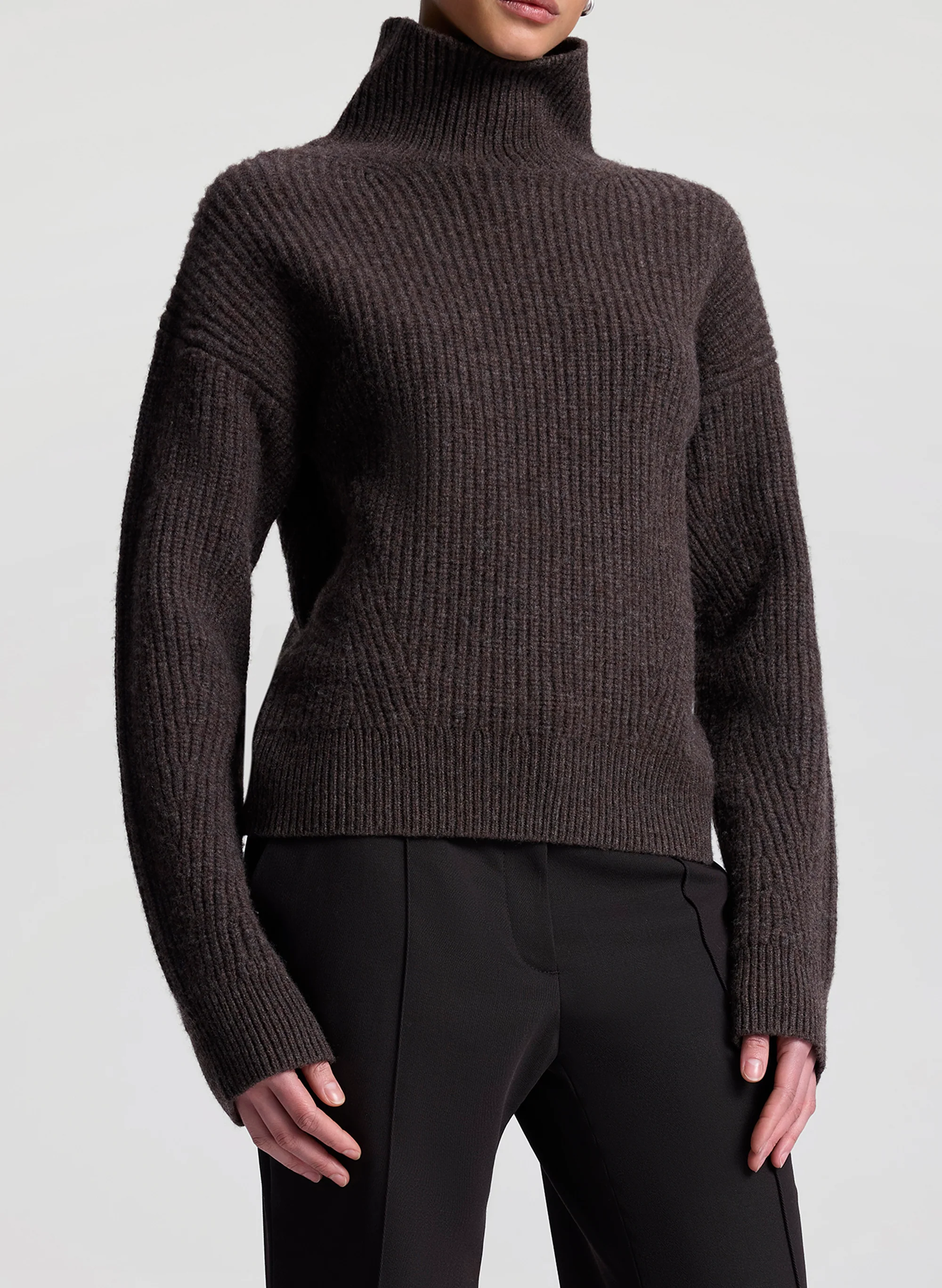 Jean Wool Turtleneck Sweater - Image 2