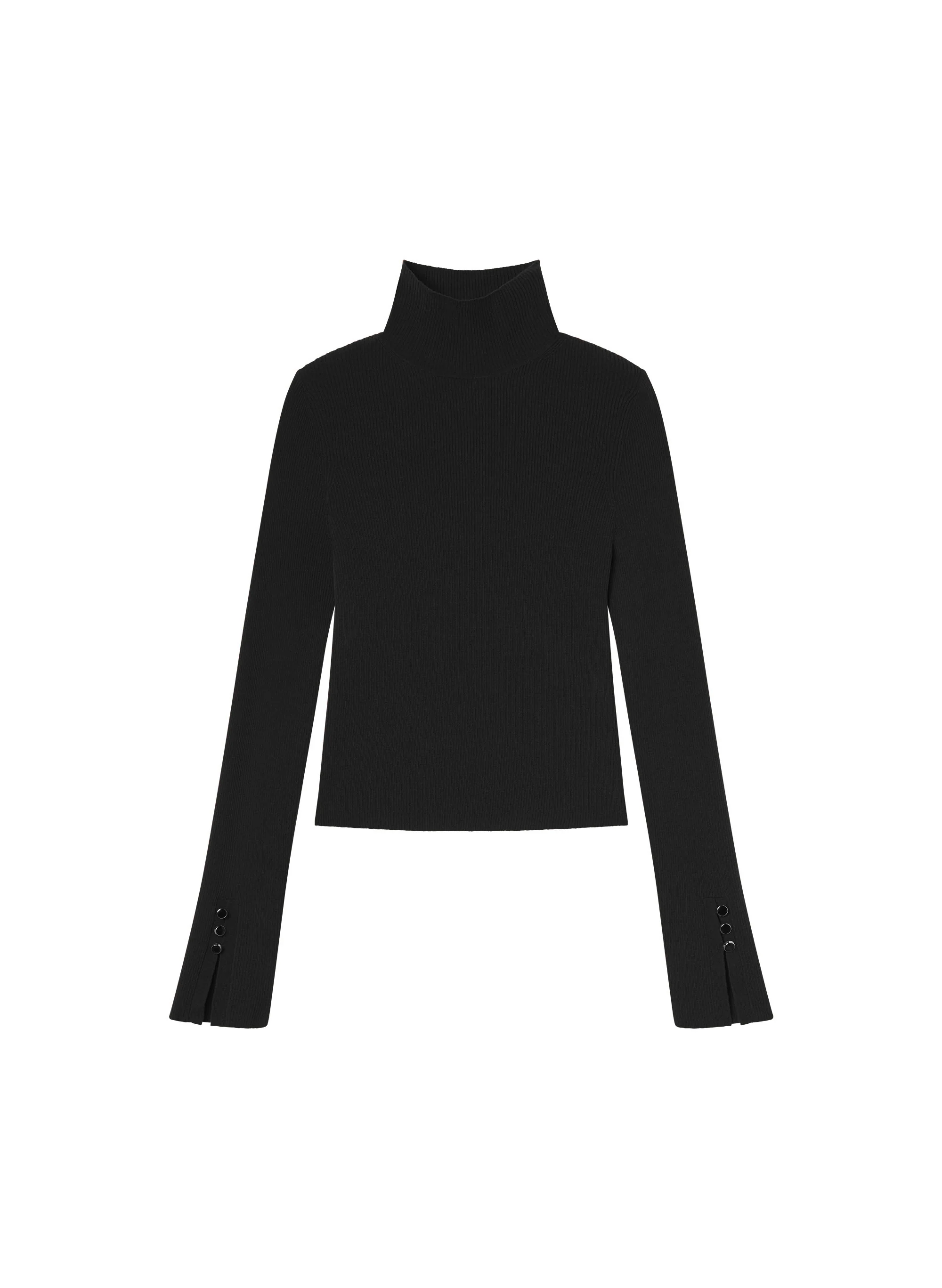 Jett Knit Merino Turtleneck Top - Image 6