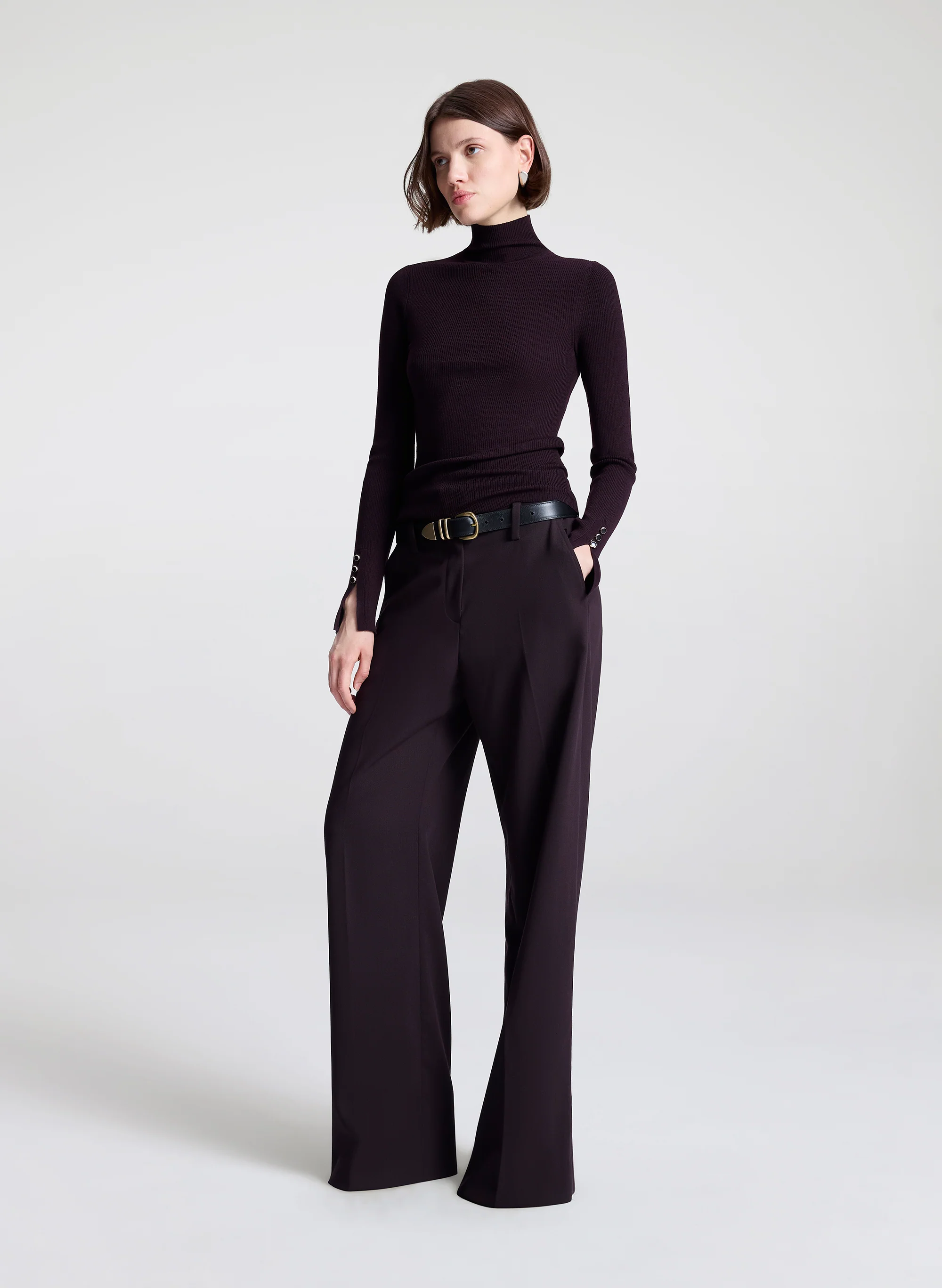 Jett Knit Merino Turtleneck Top - Image 4
