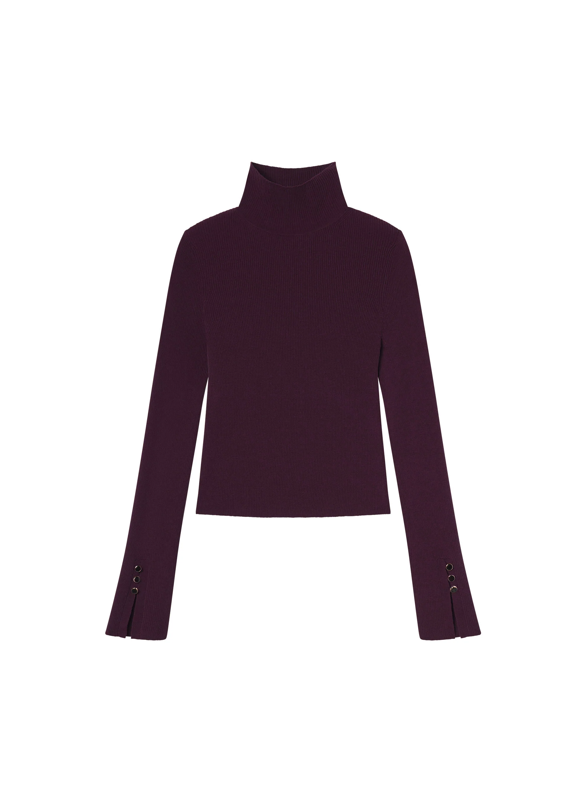 Jett Knit Merino Turtleneck Top - Image 6