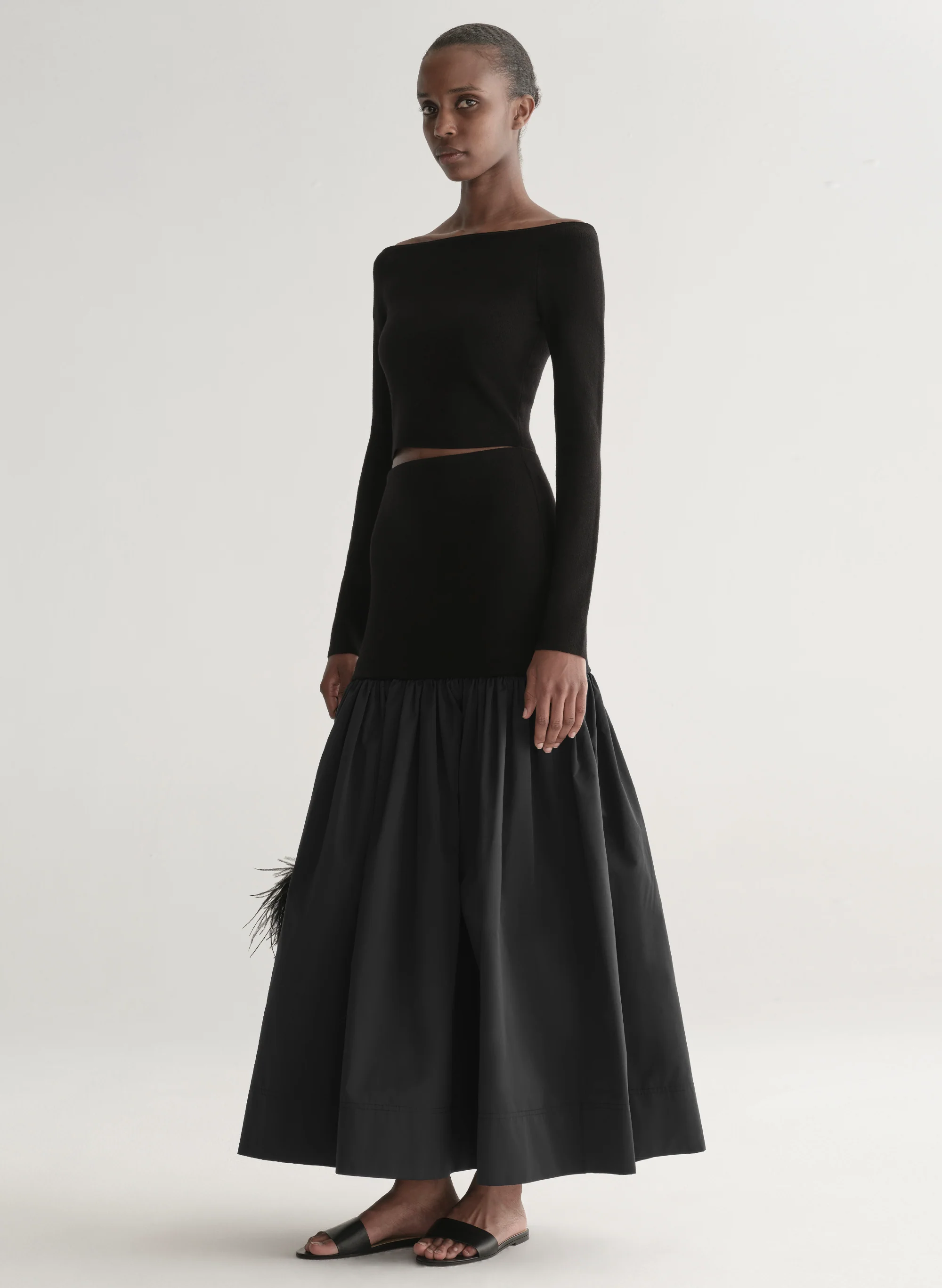 Jo Merino Off Shoulder Knit Top - Image 4