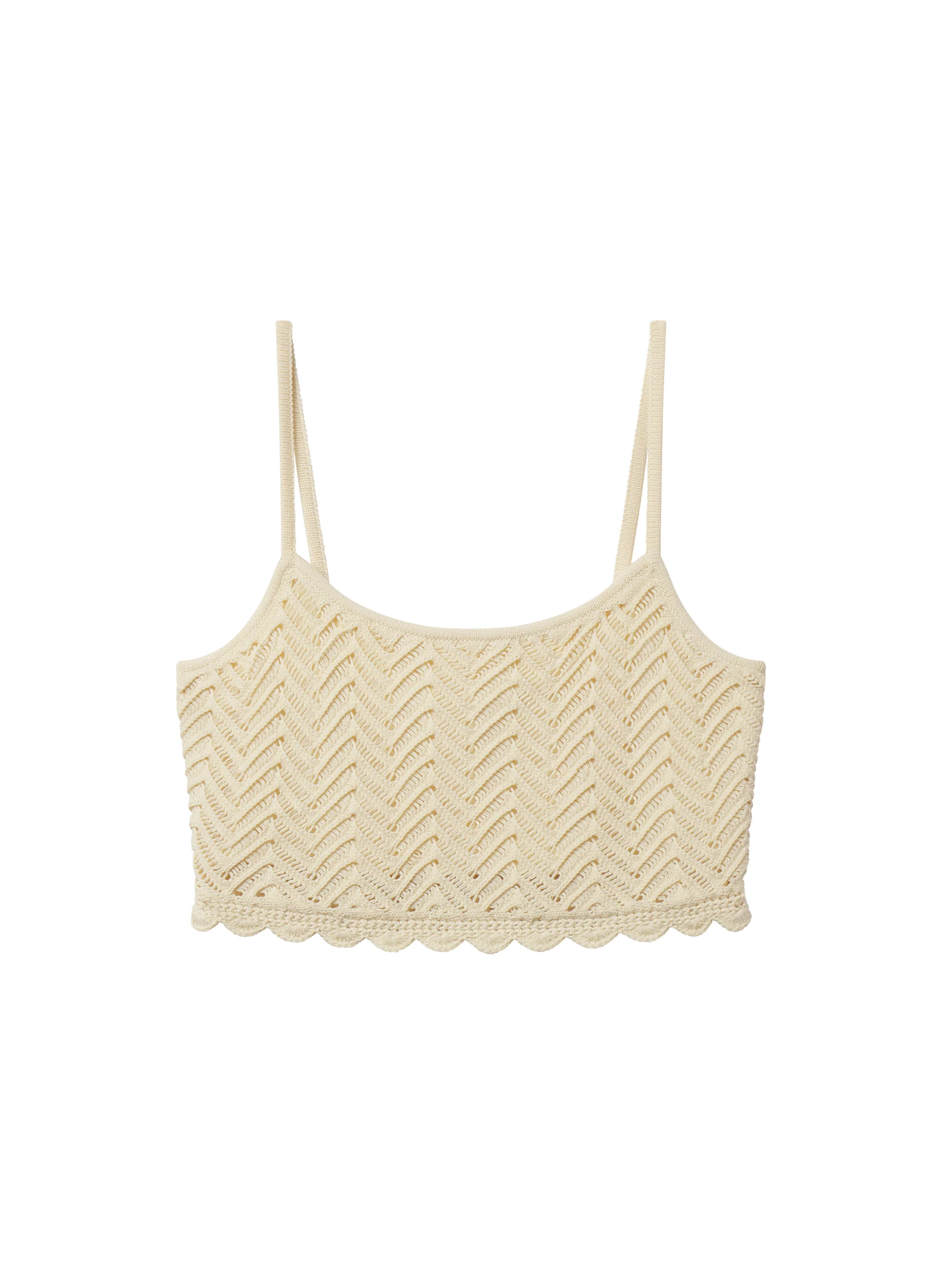 Jodi Cotton Crochet Bra - Image 6