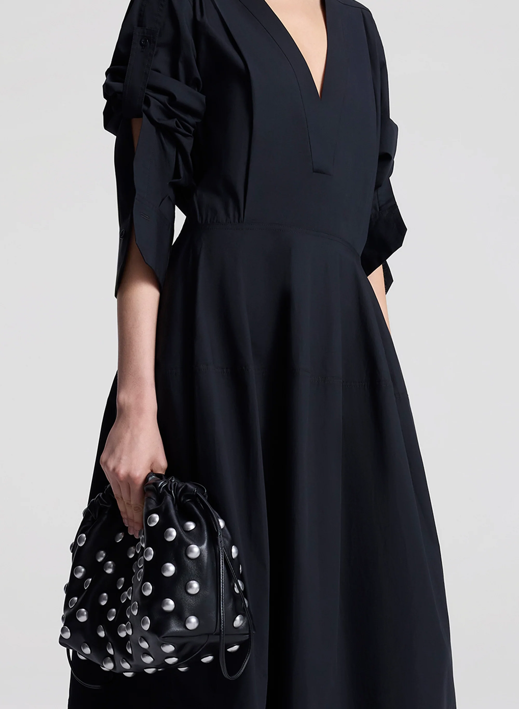 Jordan Stretch Cotton Midi Dress - Image 3