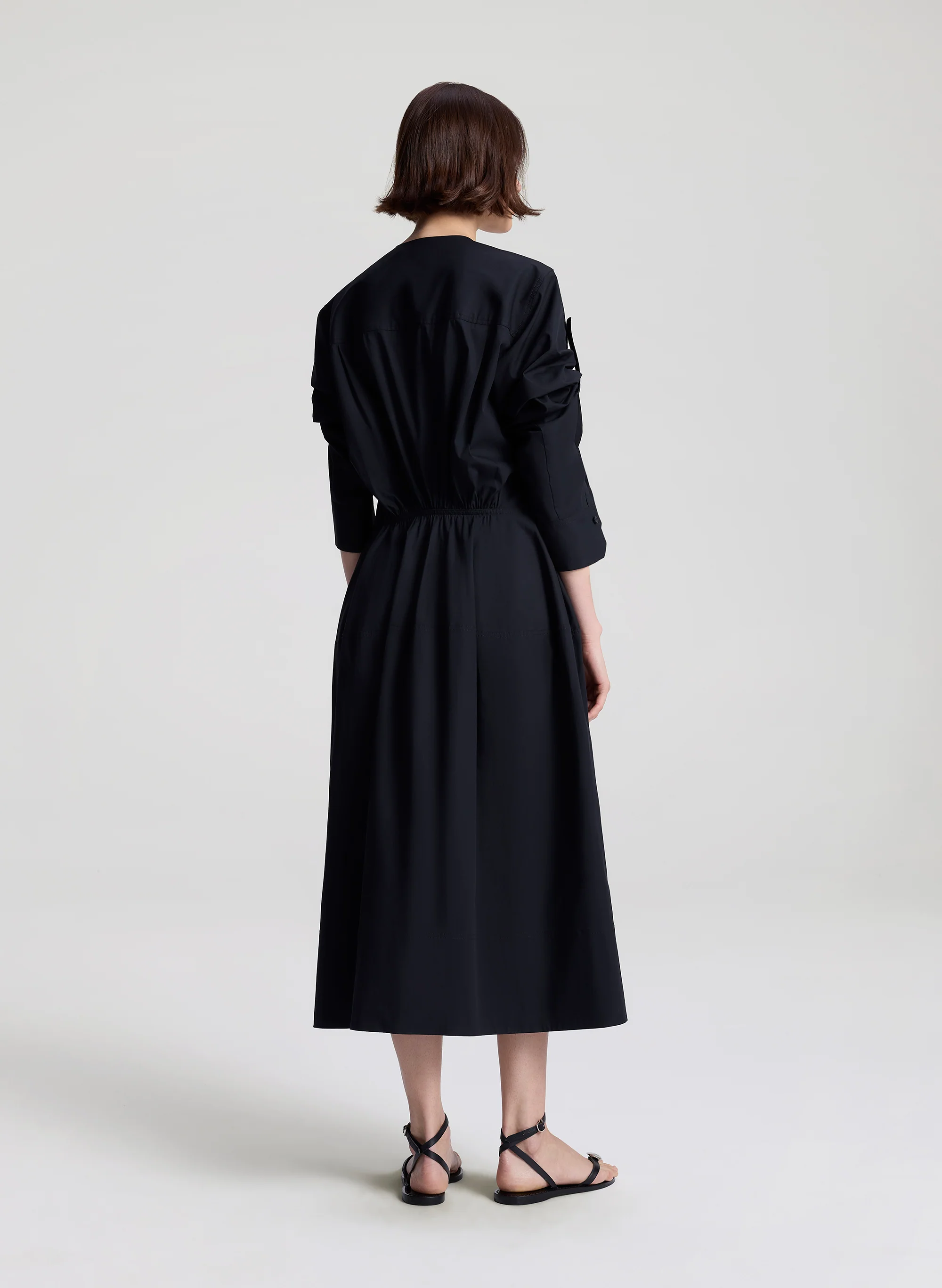 Jordan Stretch Cotton Midi Dress - Image 6