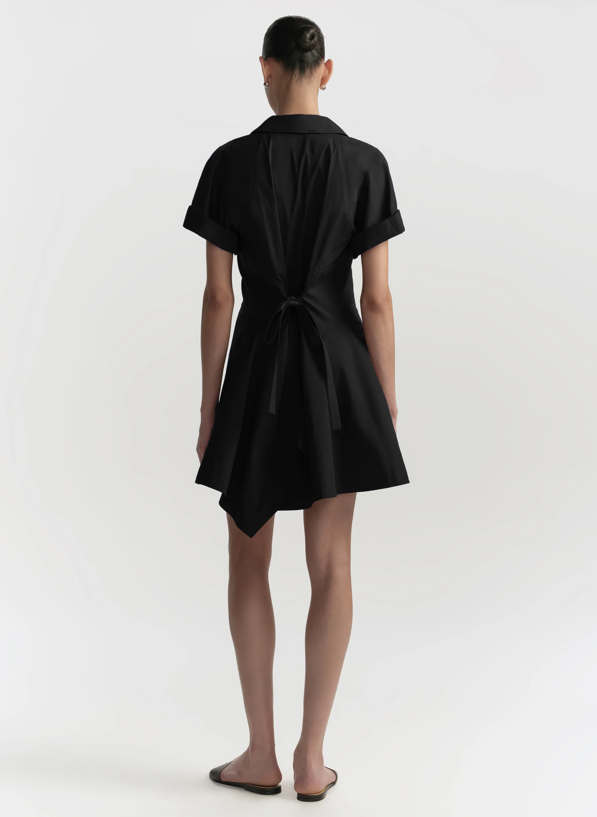 Julie Cotton Mini Shirtdress - Image 5