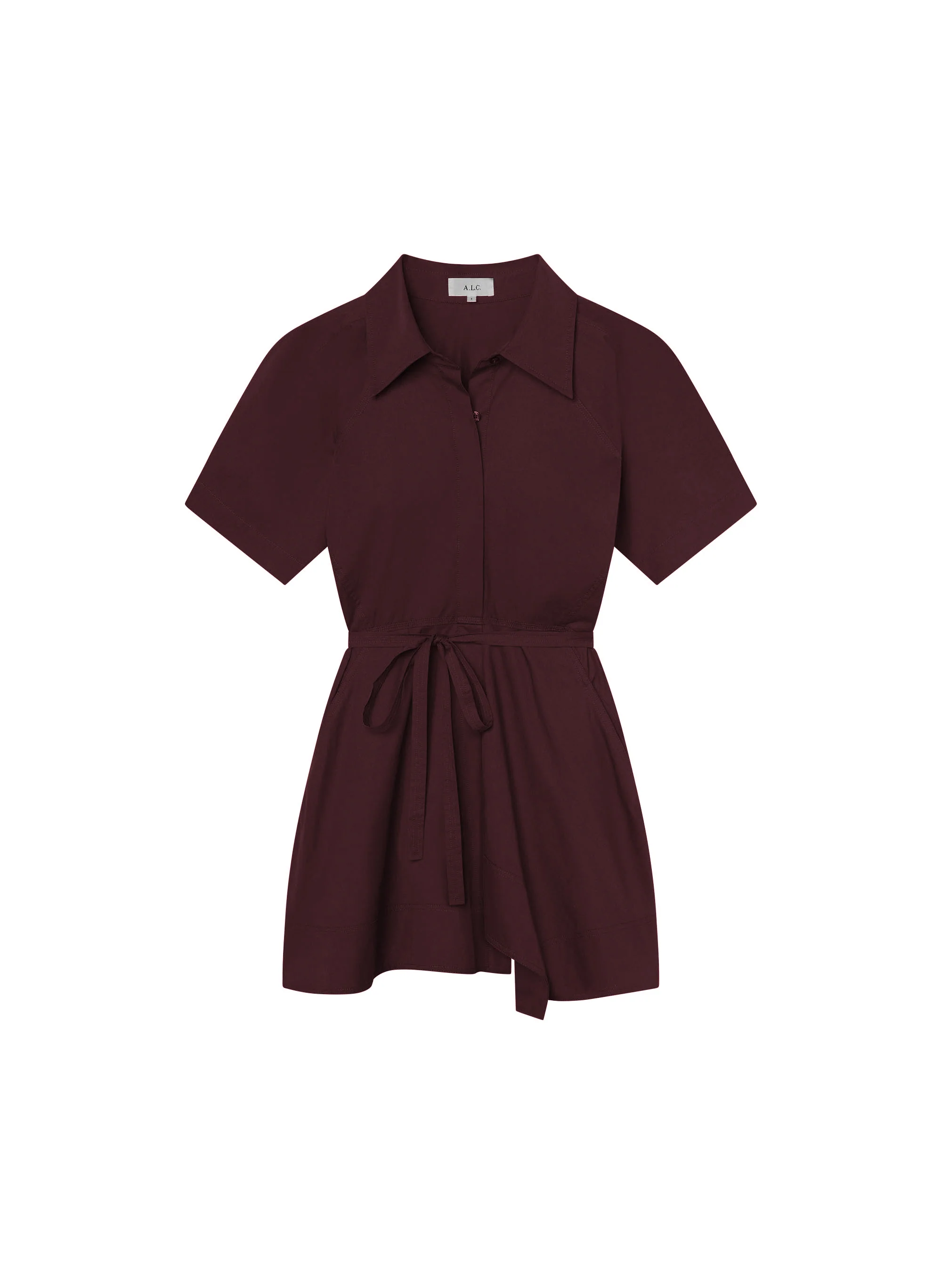Julie Cotton Mini Shirtdress - Image 6