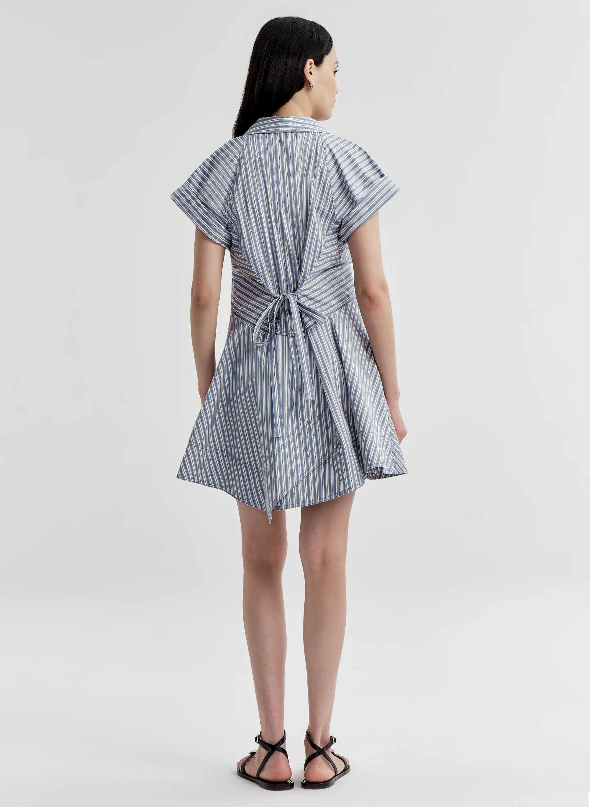 Julie Cotton Mini Shirtdress - Image 5