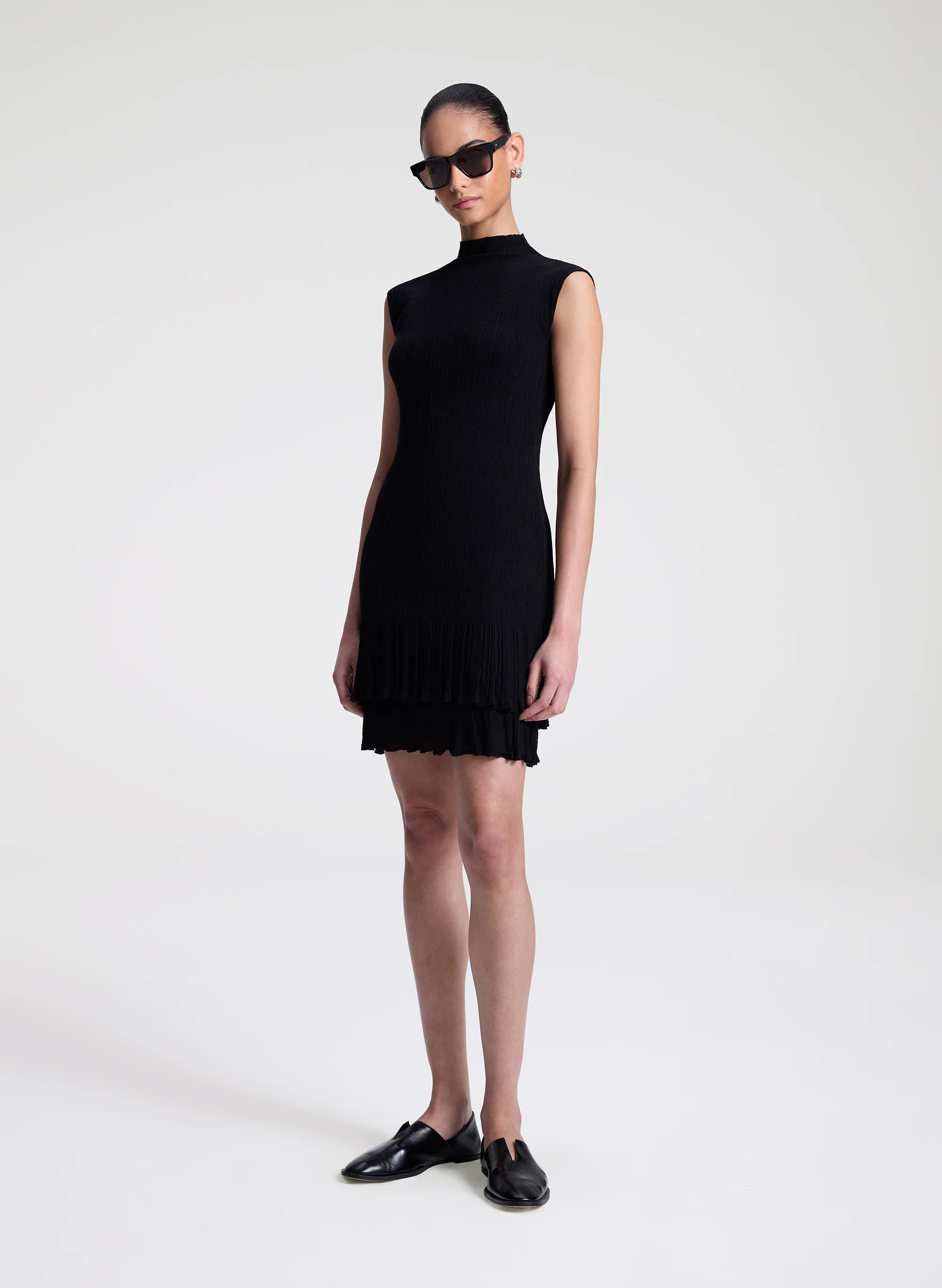 Ken Fine Cotton Knit Mini Dress - Image 3