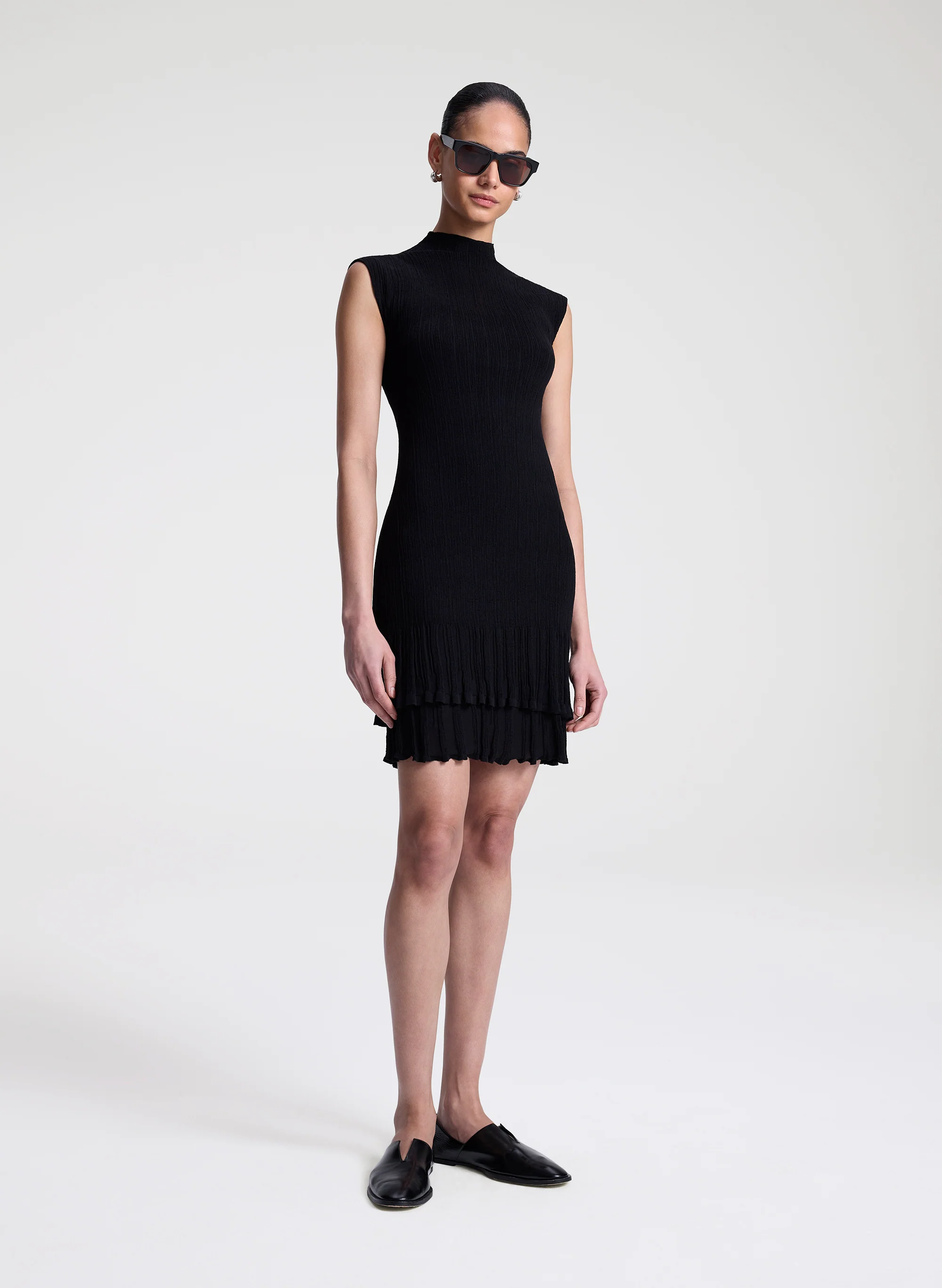 Ken Fine Cotton Knit Mini Dress - Image 4