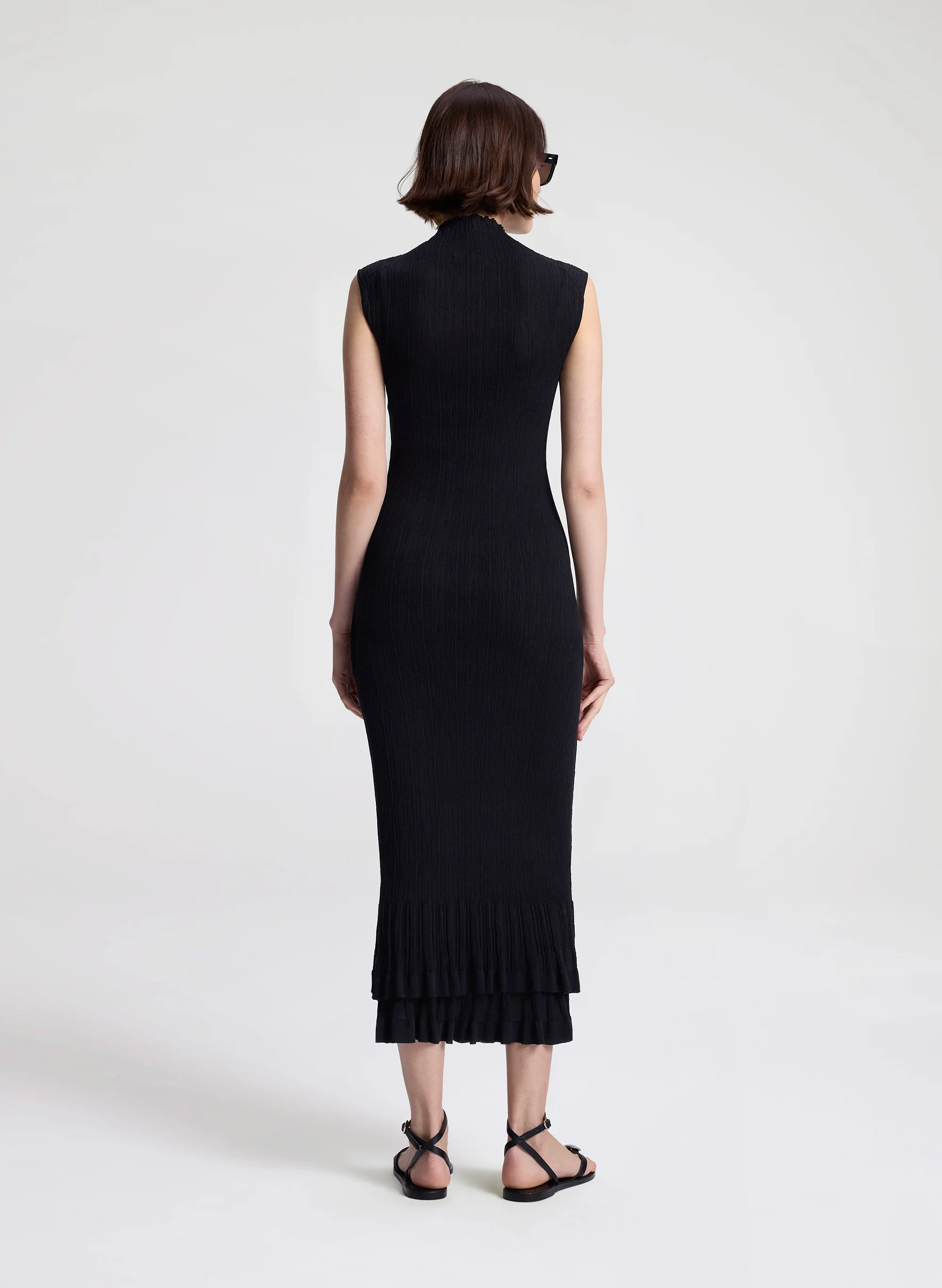 Kennedy Fine Cotton Knit Midi Dress - Image 5