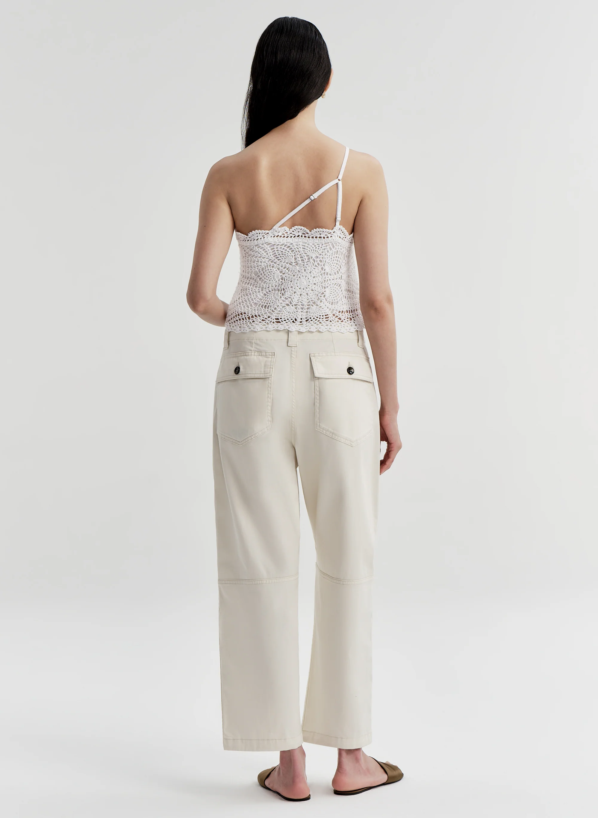 Kenzie Crochet One Shoulder Top - Image 5