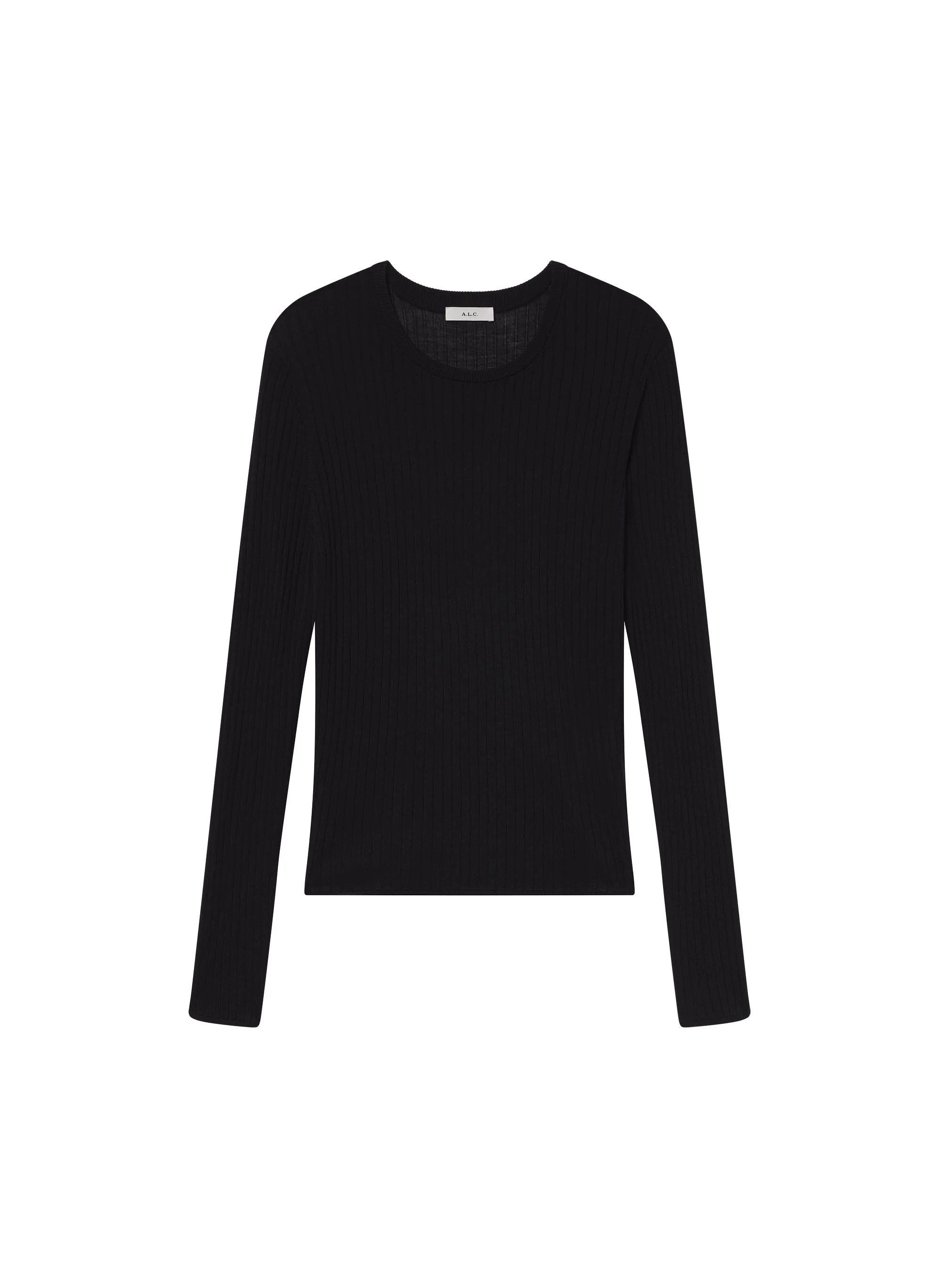 Kyle Ribbed Merino Top - Image 6