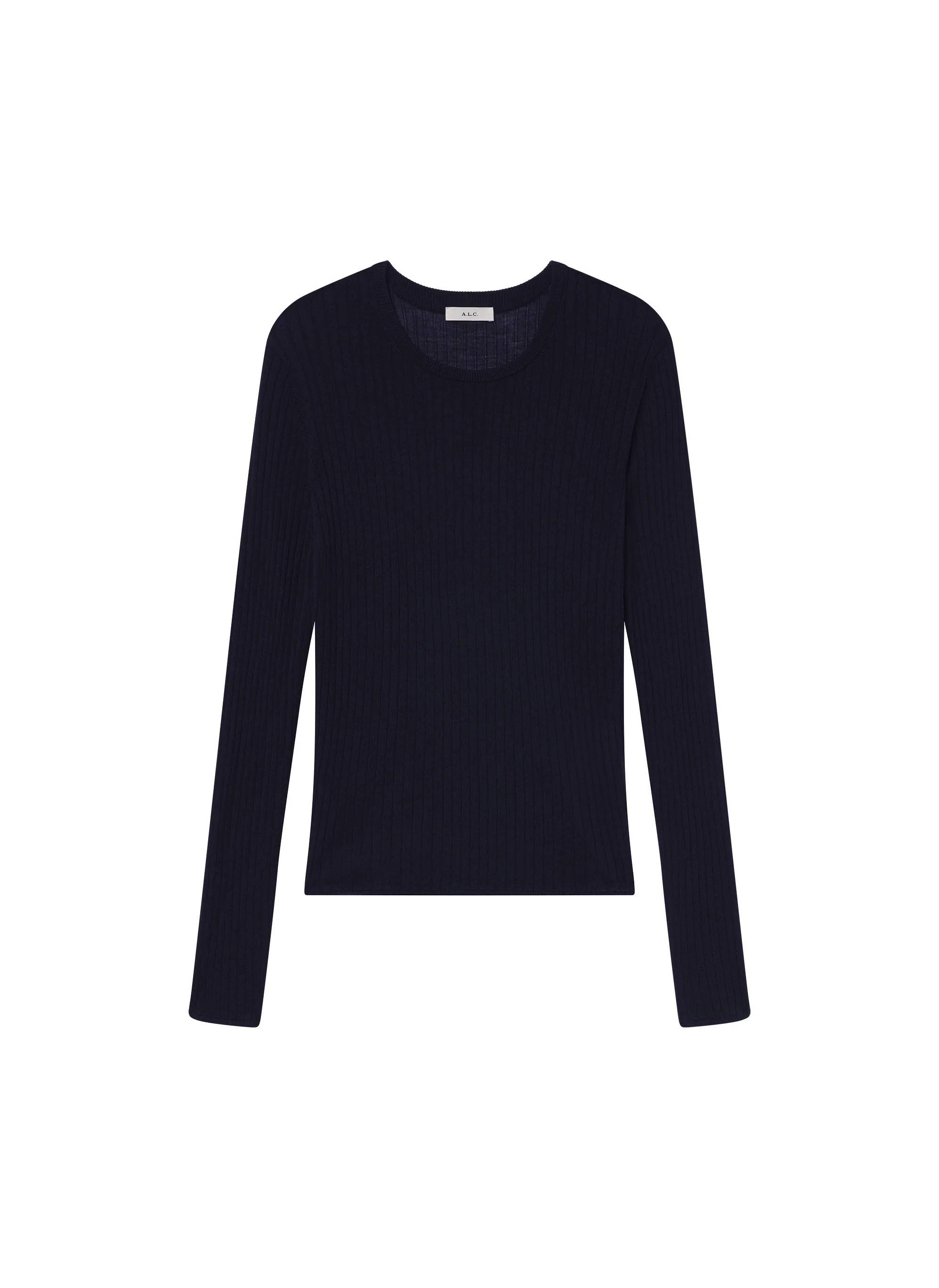 Kyle Ribbed Merino Top - Image 6