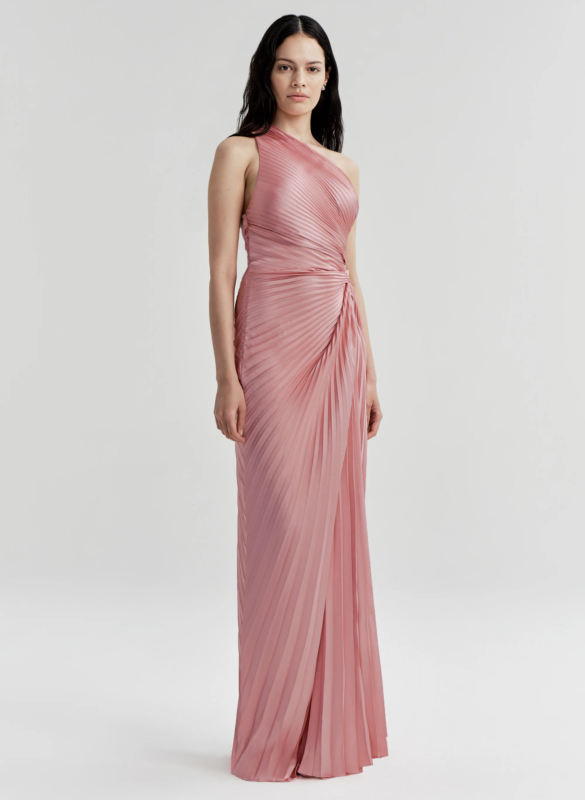 Lara Satin Pleated Gown - Image 3