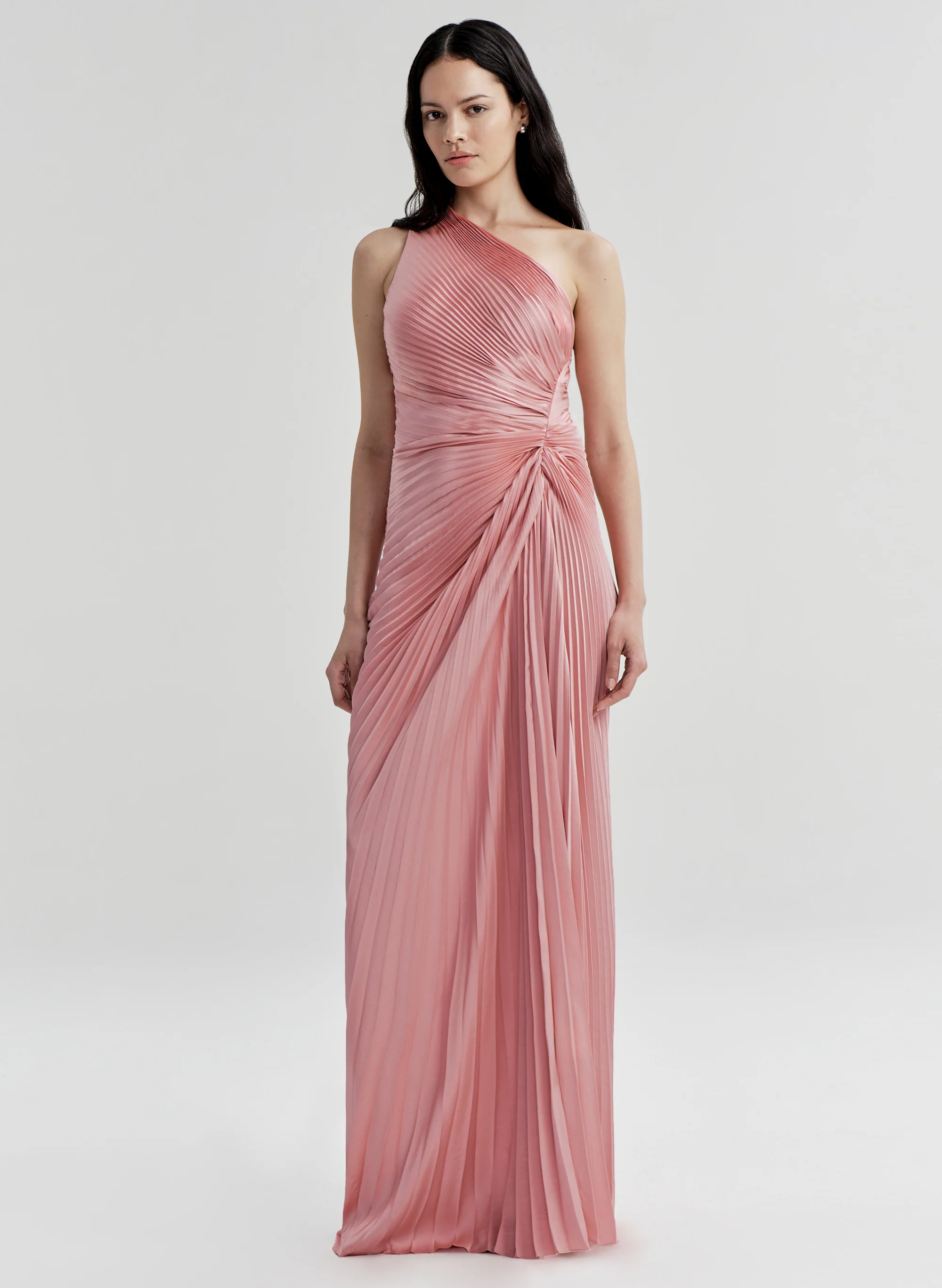 Lara Satin Pleated Gown - Image 4