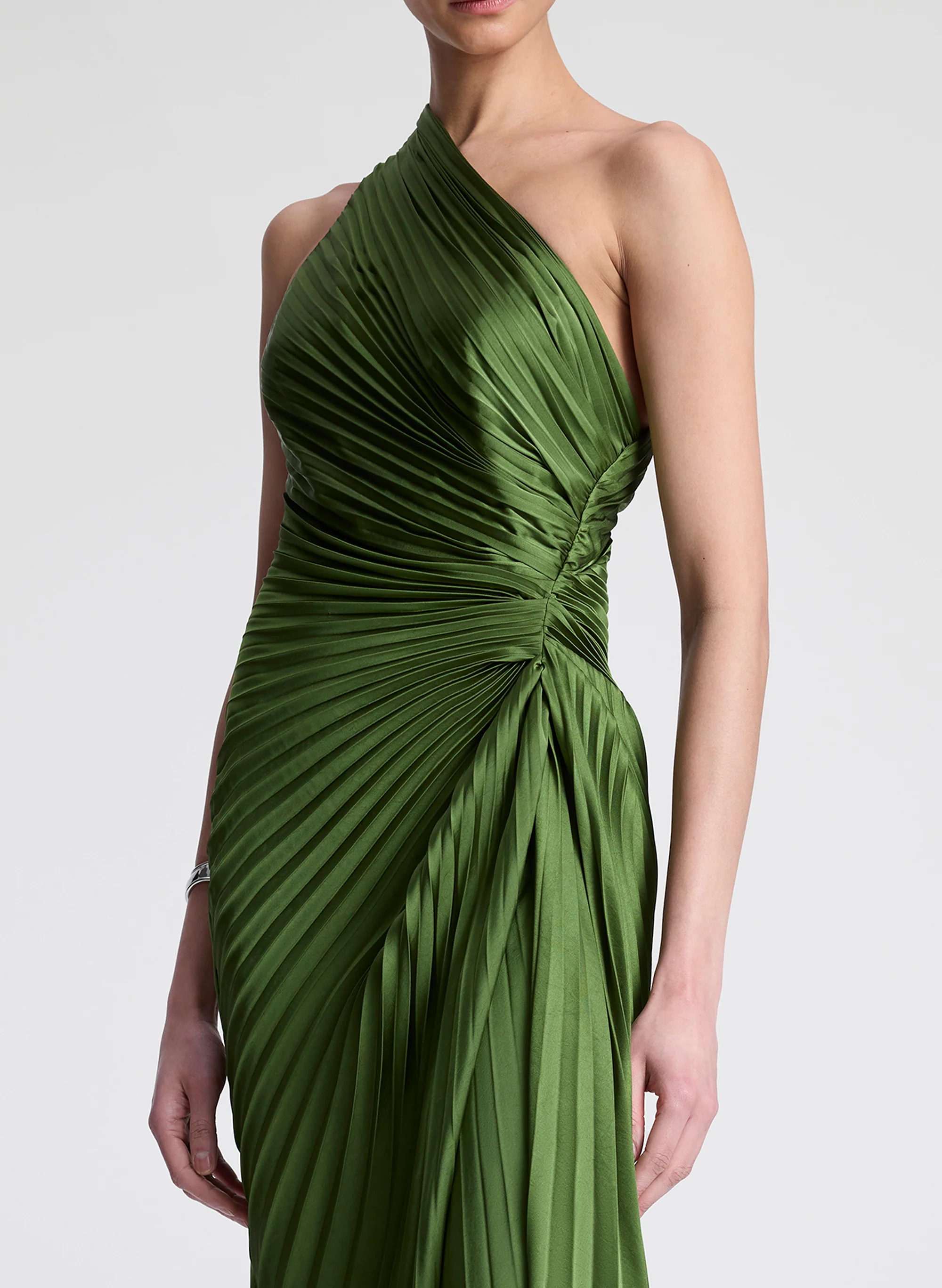 Lara Satin Pleated Gown - Image 2