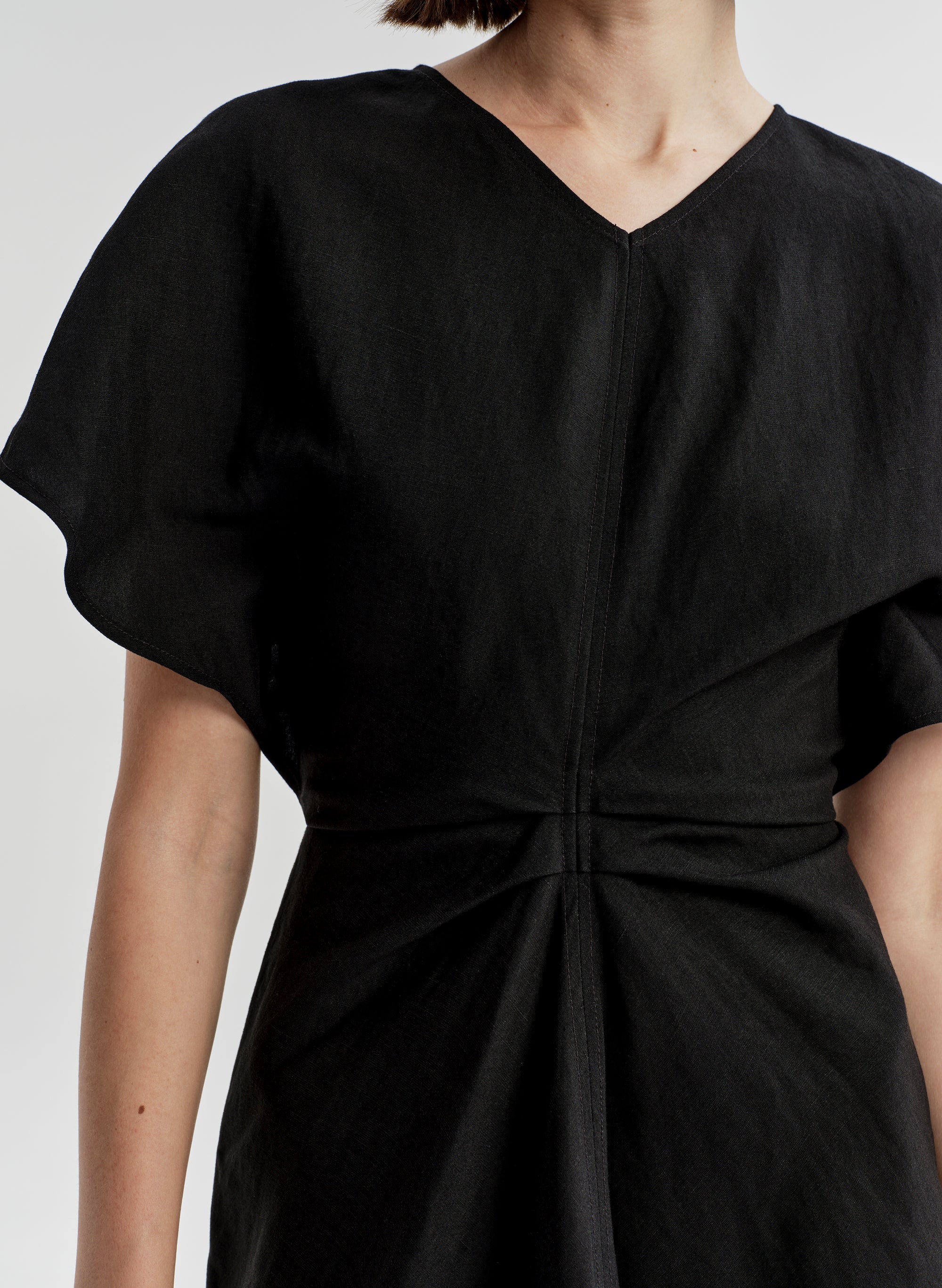 Leni Linen Mini Dress - Image 2