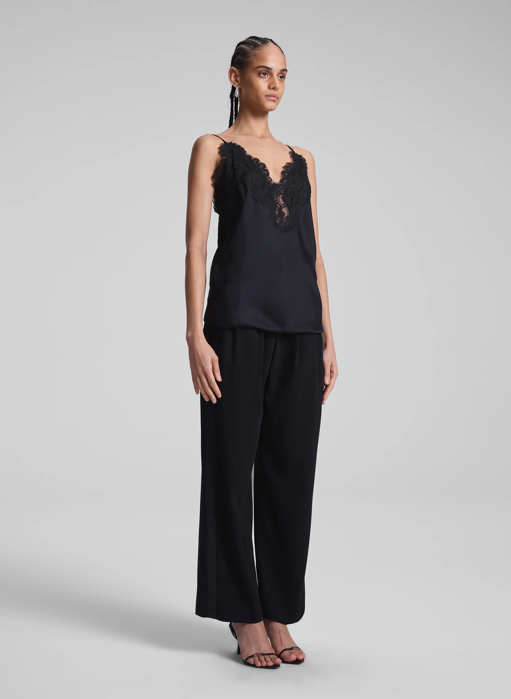 Lennon Satin and Lace Camisole Top - Image 3