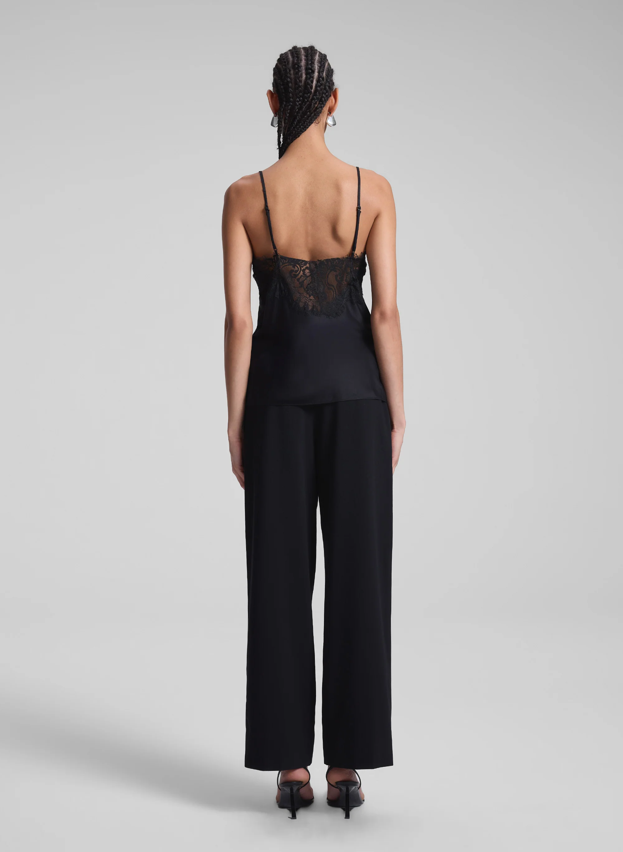Lennon Satin and Lace Camisole Top - Image 5