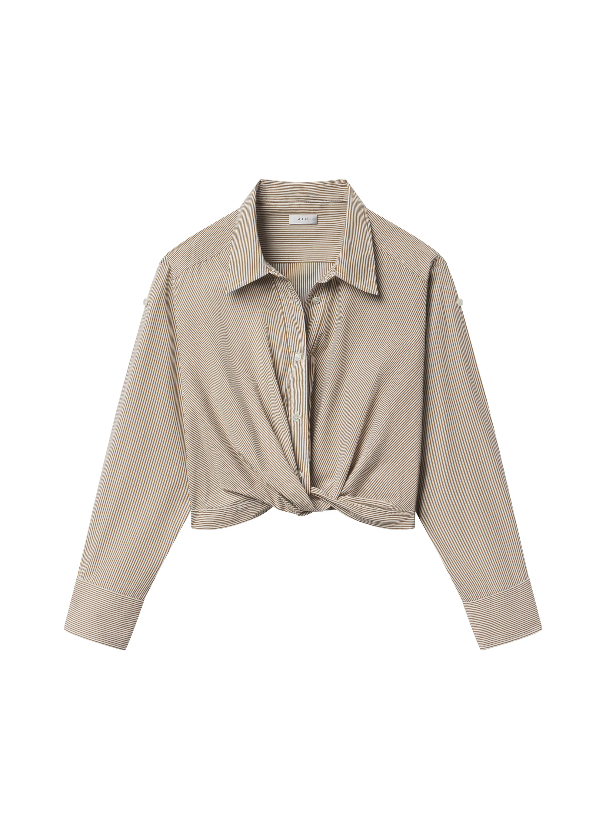 Leo Cropped Cotton Shirt - Image 7