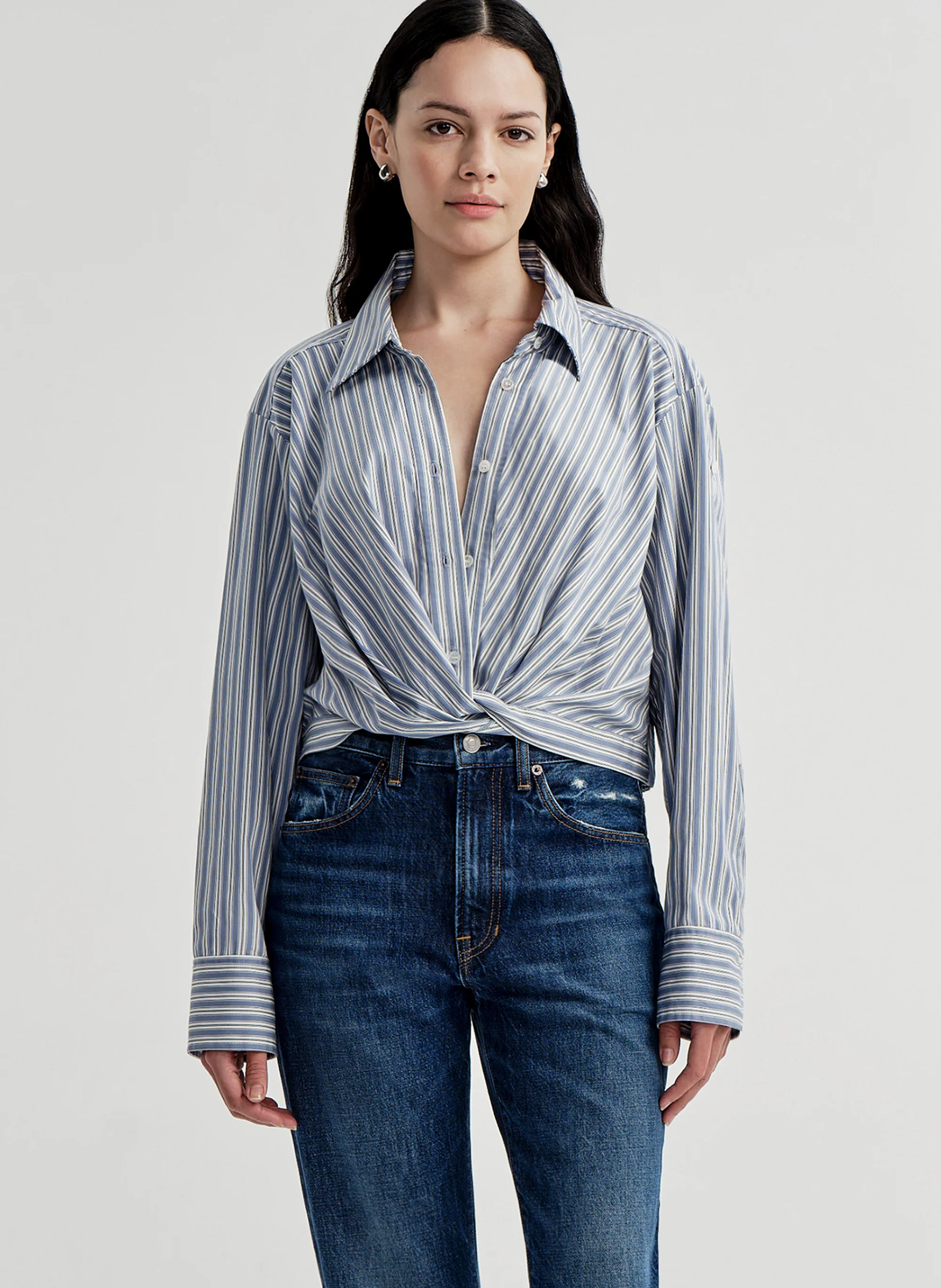 Leo Cropped Cotton Shirt - Image 4