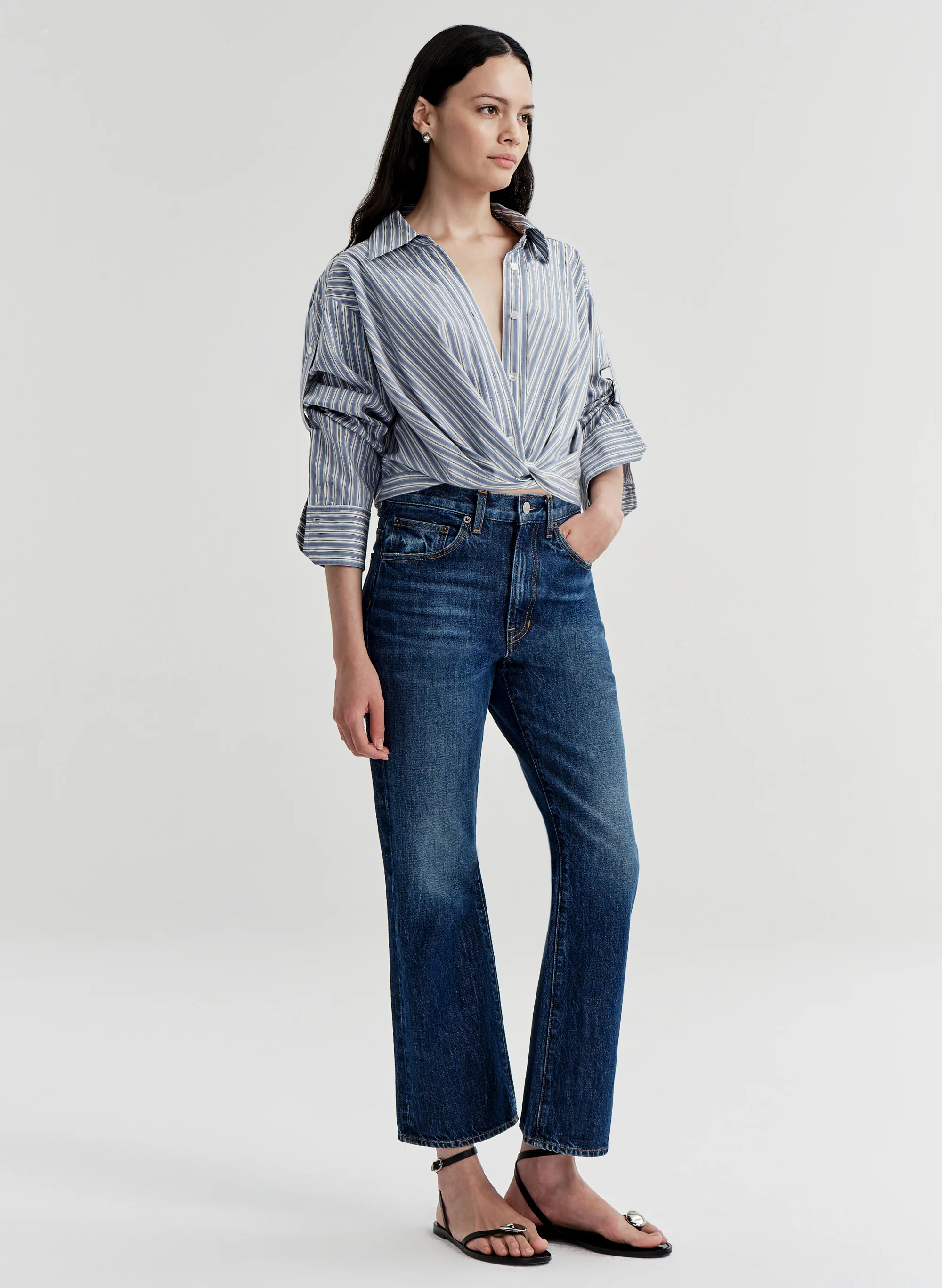 Leo Cropped Cotton Shirt - Image 5