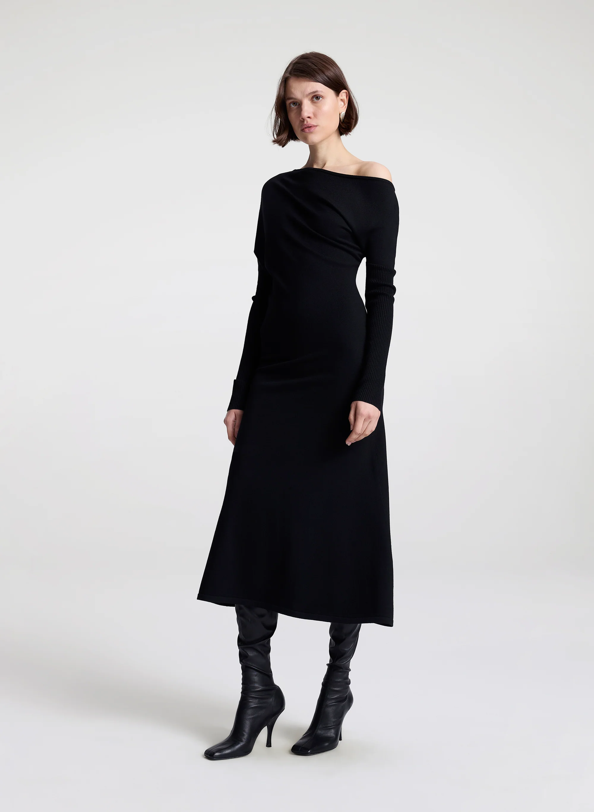 Liv Fine Merino Knit Midi Dress - Image 4