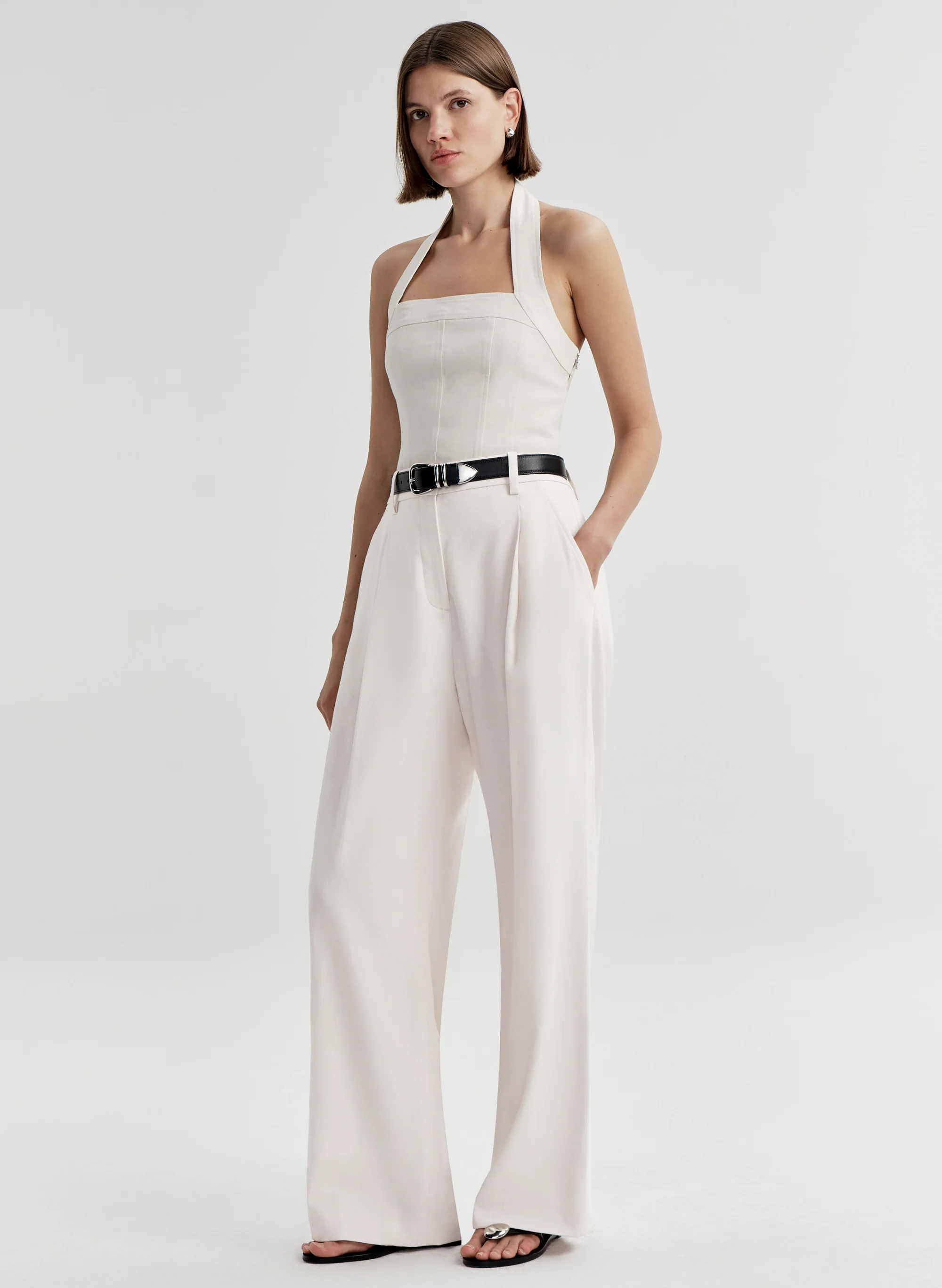 Lori Linen Halter Top - Image 4