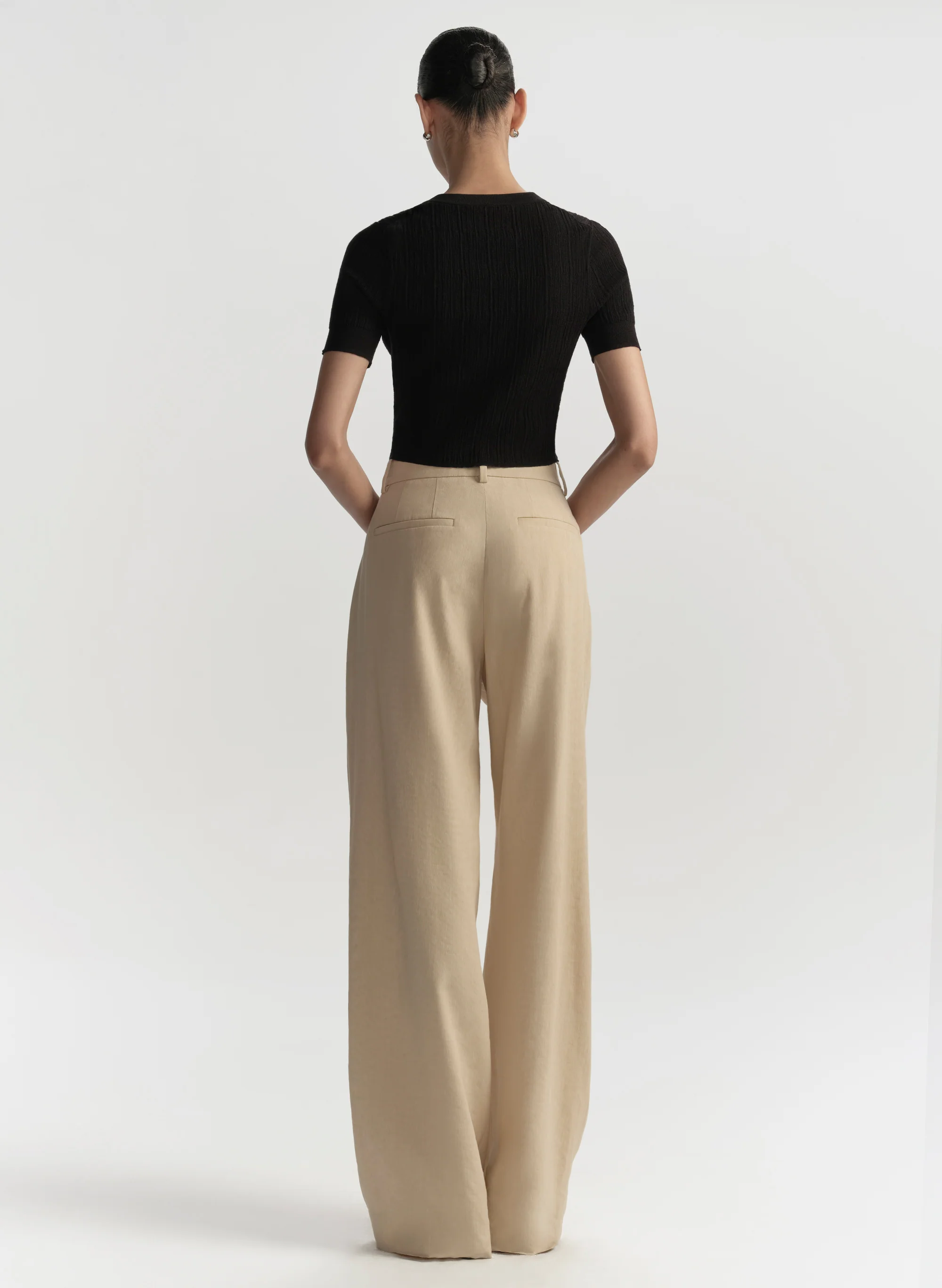 Lottie Fine Cotton Cropped Cardigan - Image 5