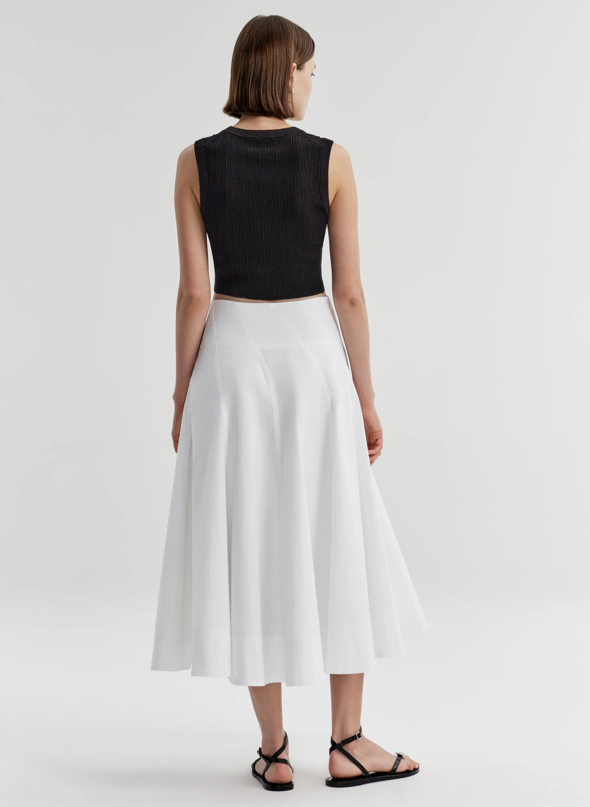 Lottie Fine Cotton Cropped Top - Image 5