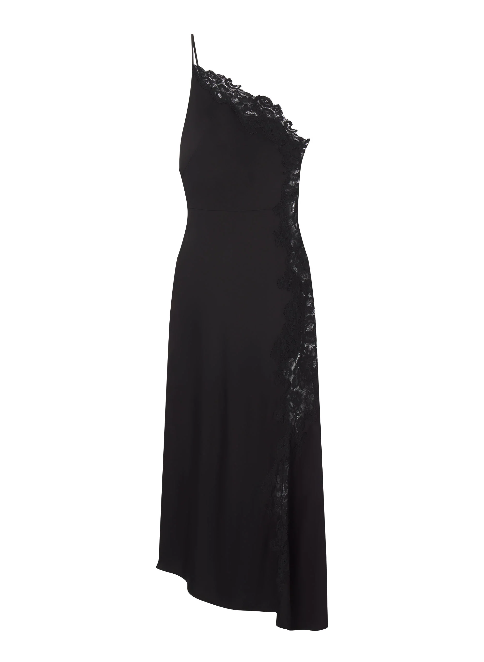 Lou Satin and Lace Midi Dress - Image 6