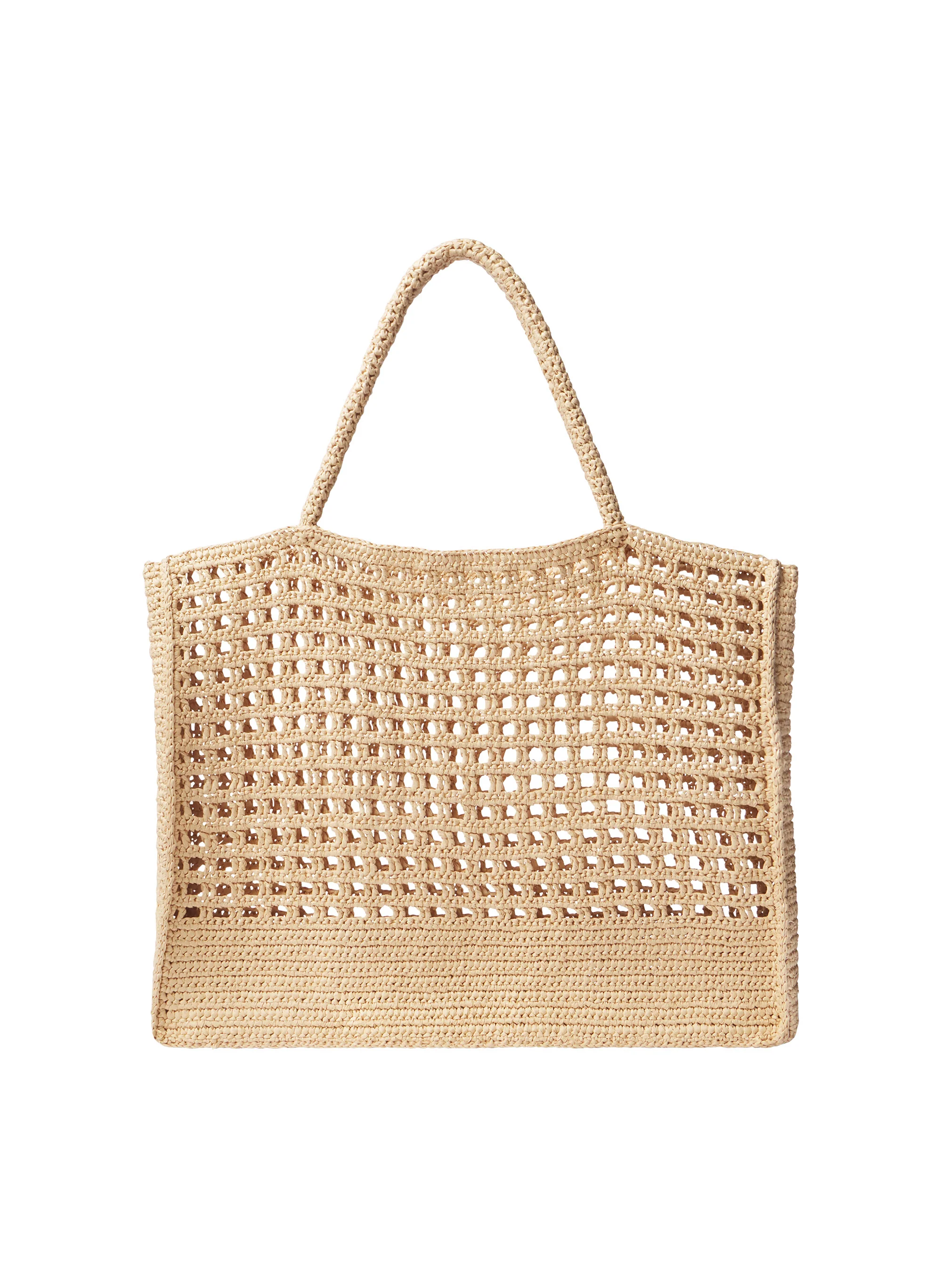 Lucy Raffia Tote - Image 4