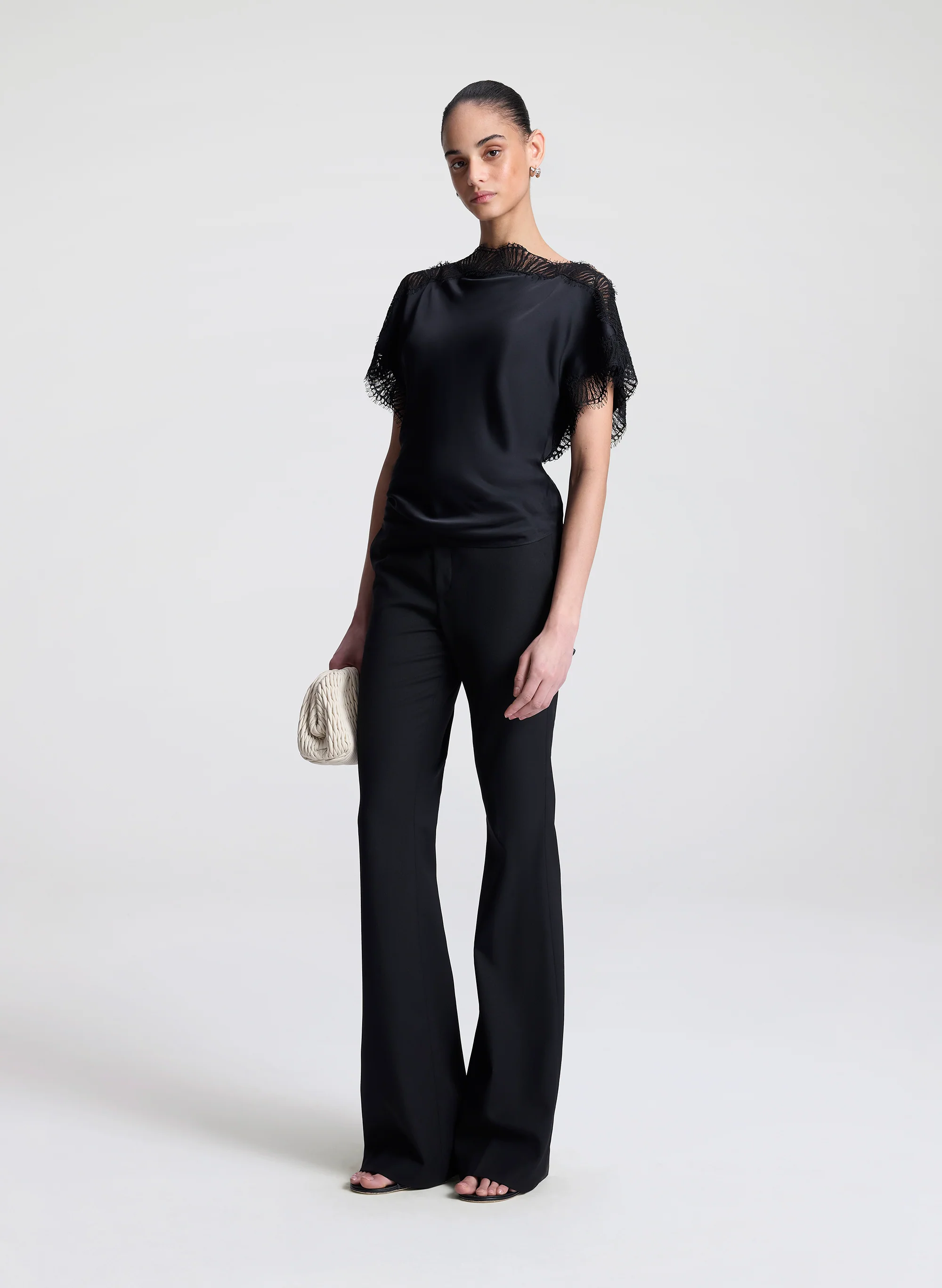 Luna Satin and Lace Top - Image 4