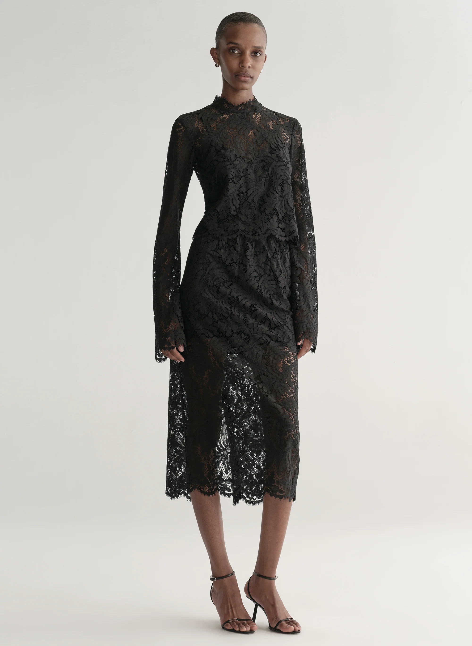 Lydia Lace Midi Skirt - Image 3
