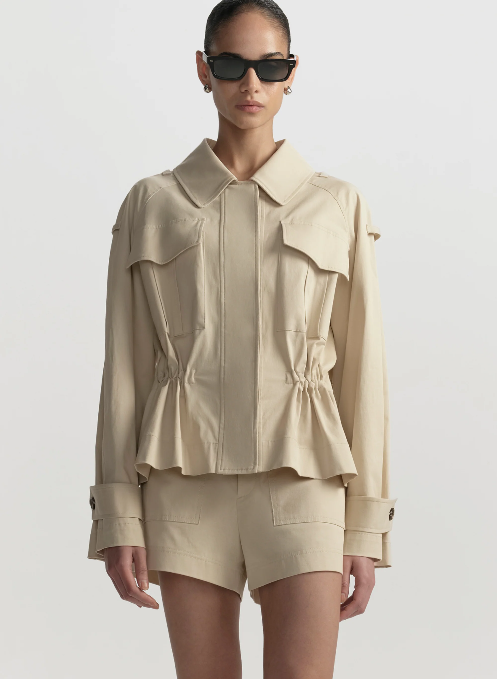 Maeve Cotton Utility Jacket
