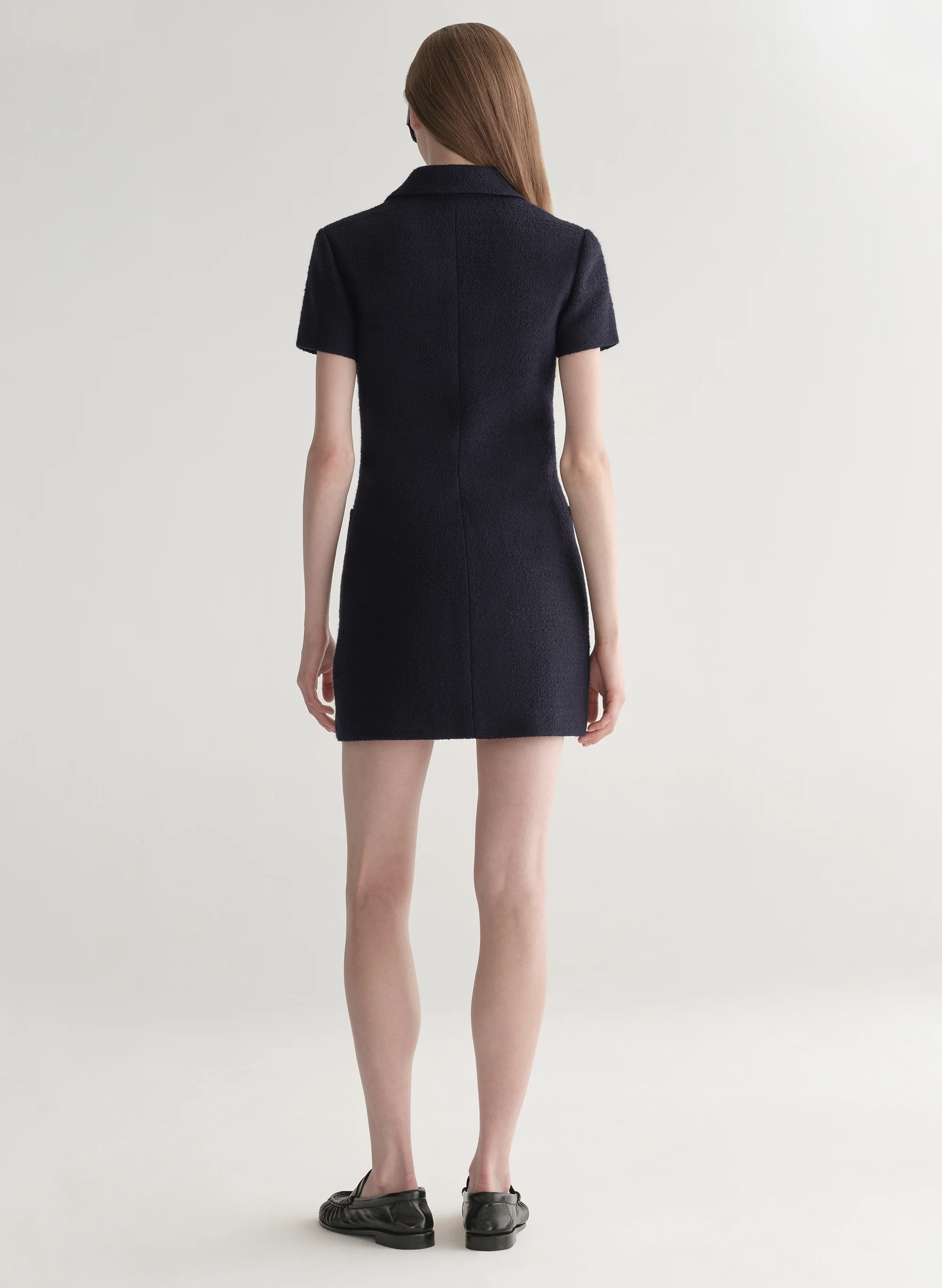 Marcie Cotton Boucle Mini Dress - Image 5