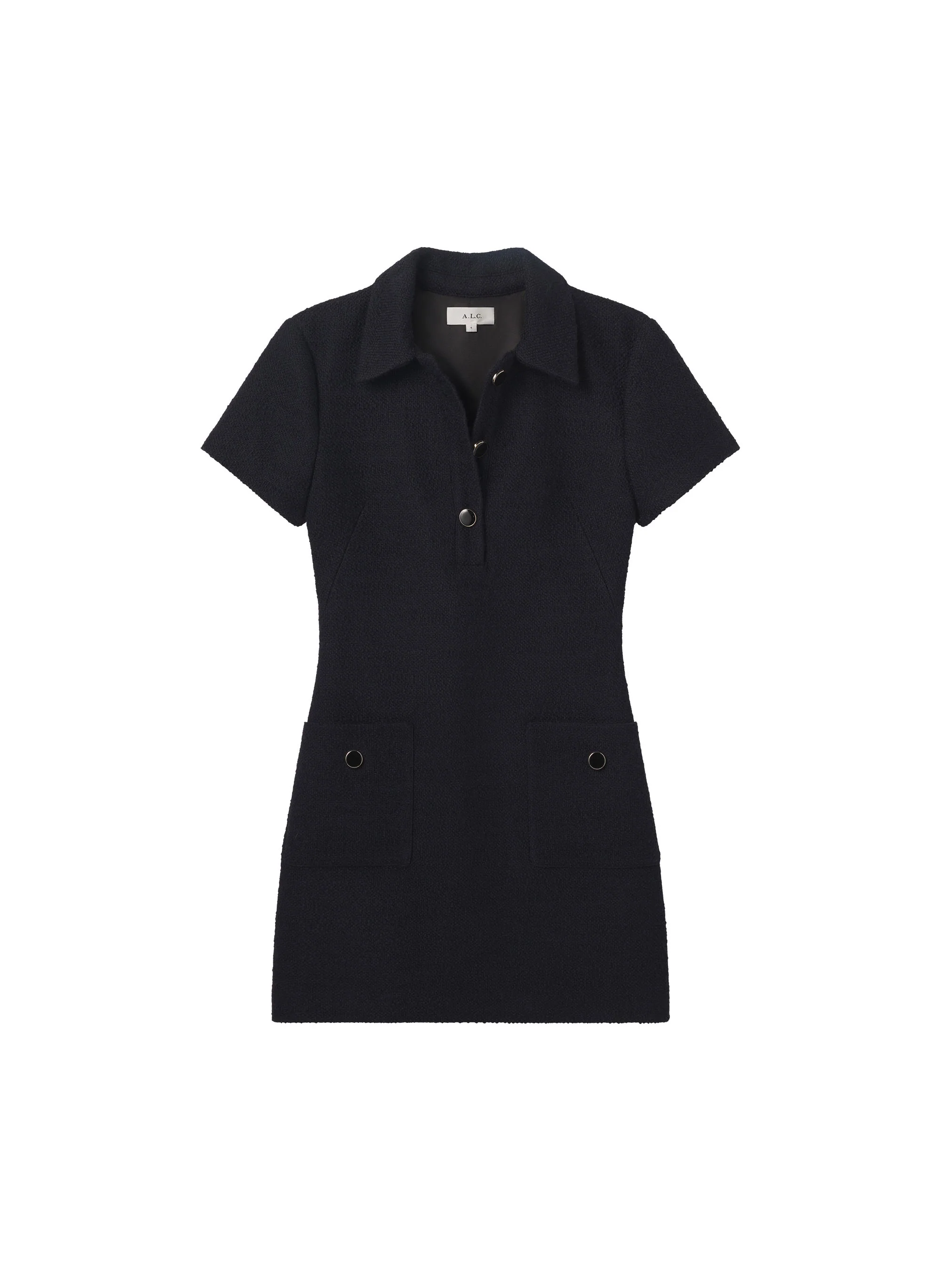 Marcie Cotton Boucle Mini Dress - Image 6