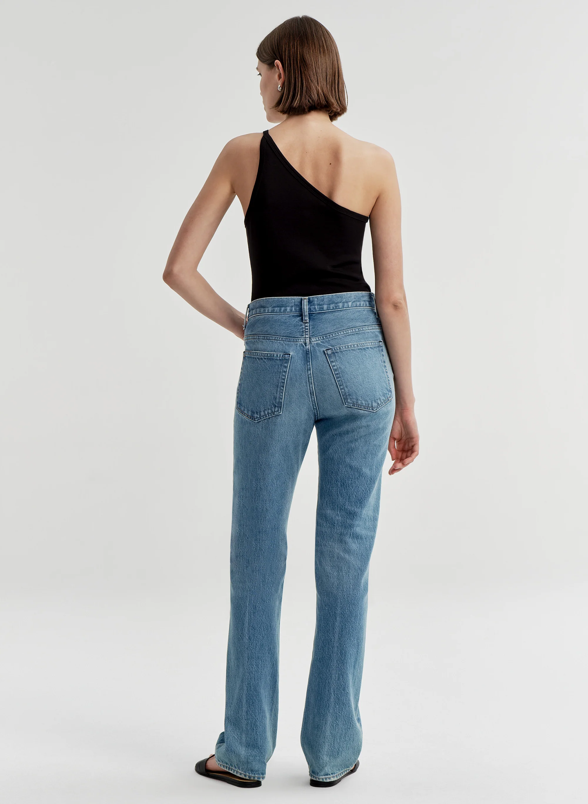 Marlee Cotton One Shoulder Tank - Image 5