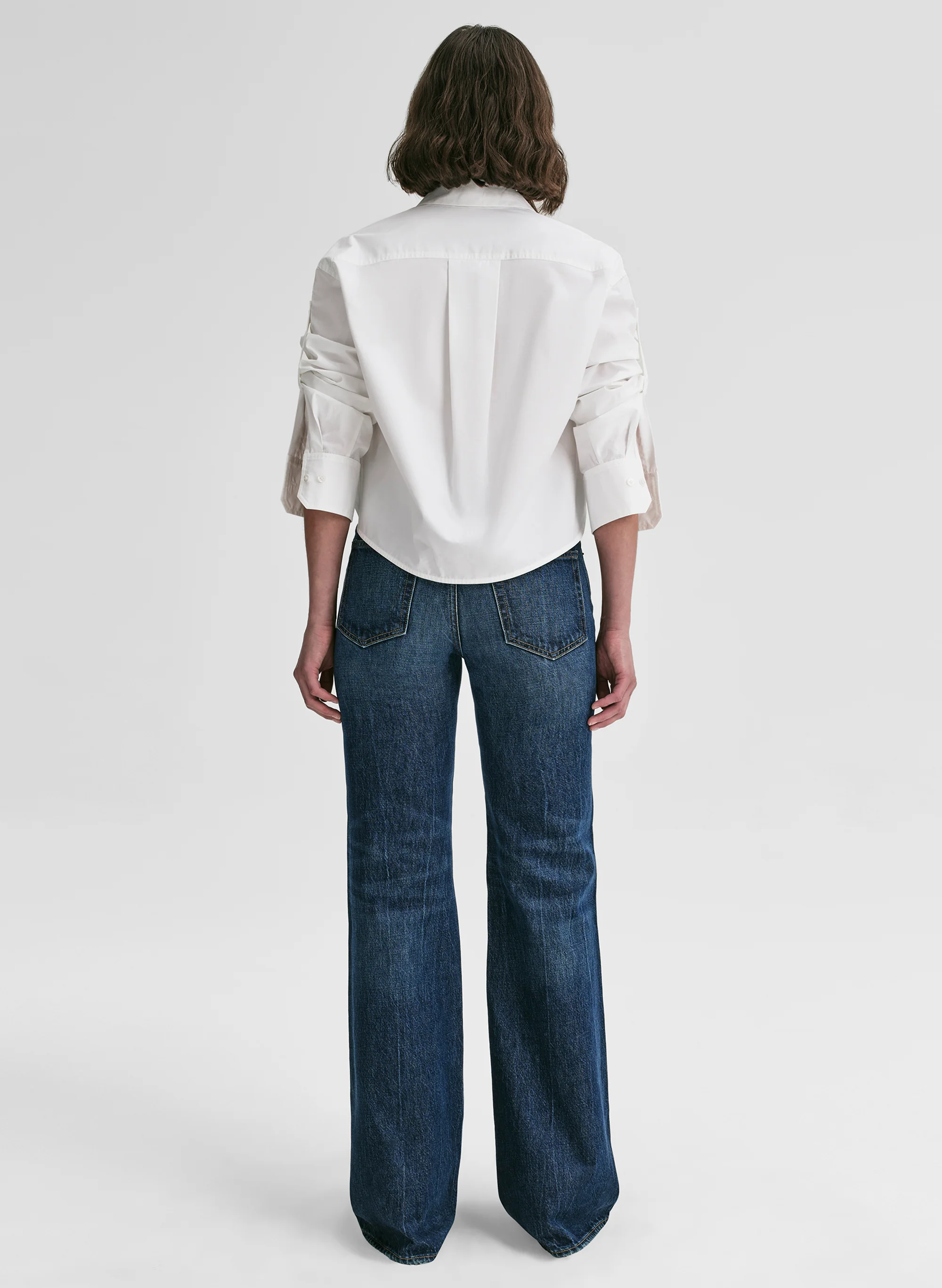 Maude Cropped Cotton Shirt - Image 6