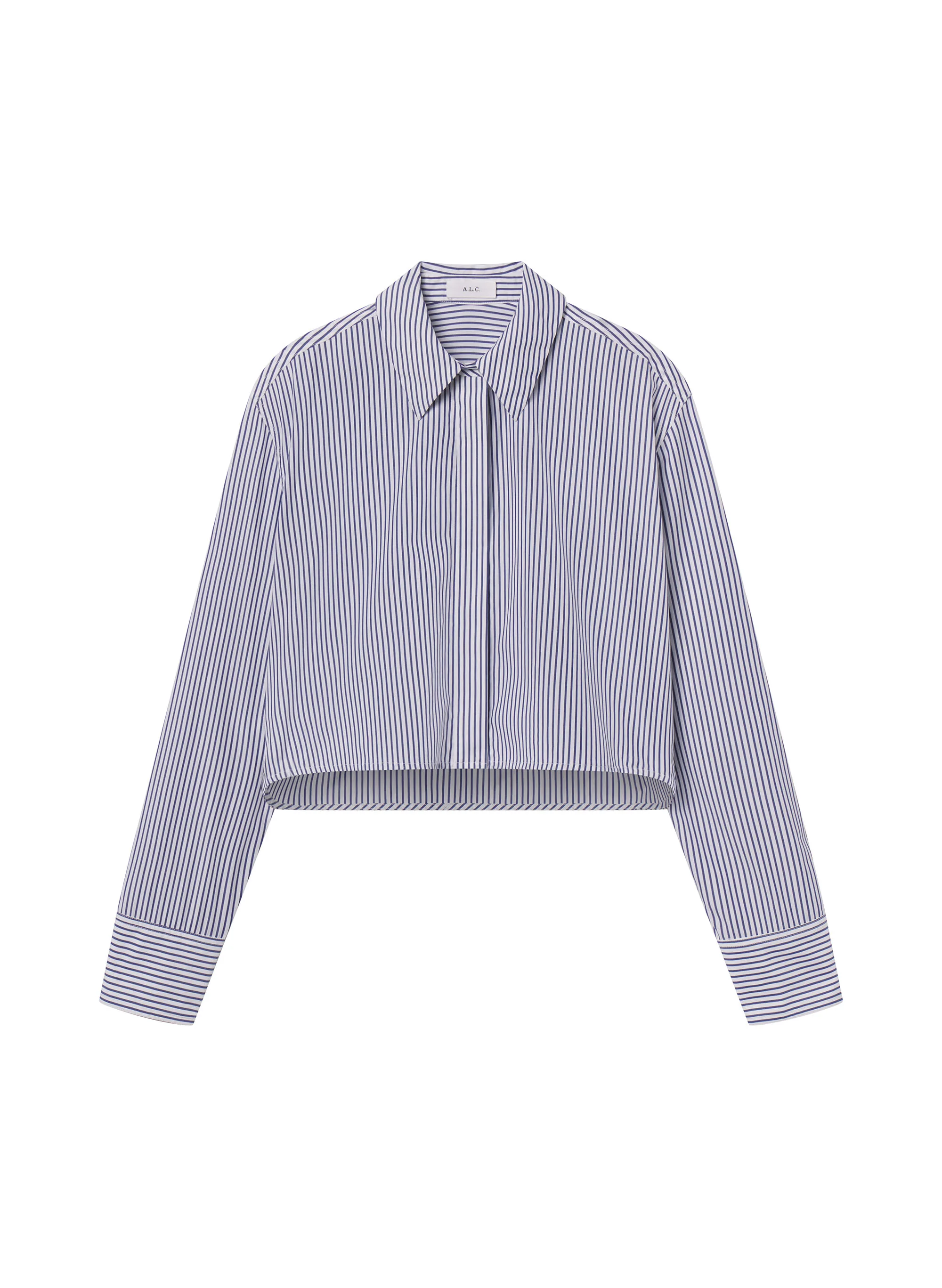 Maude Cropped Cotton Shirt - Image 6