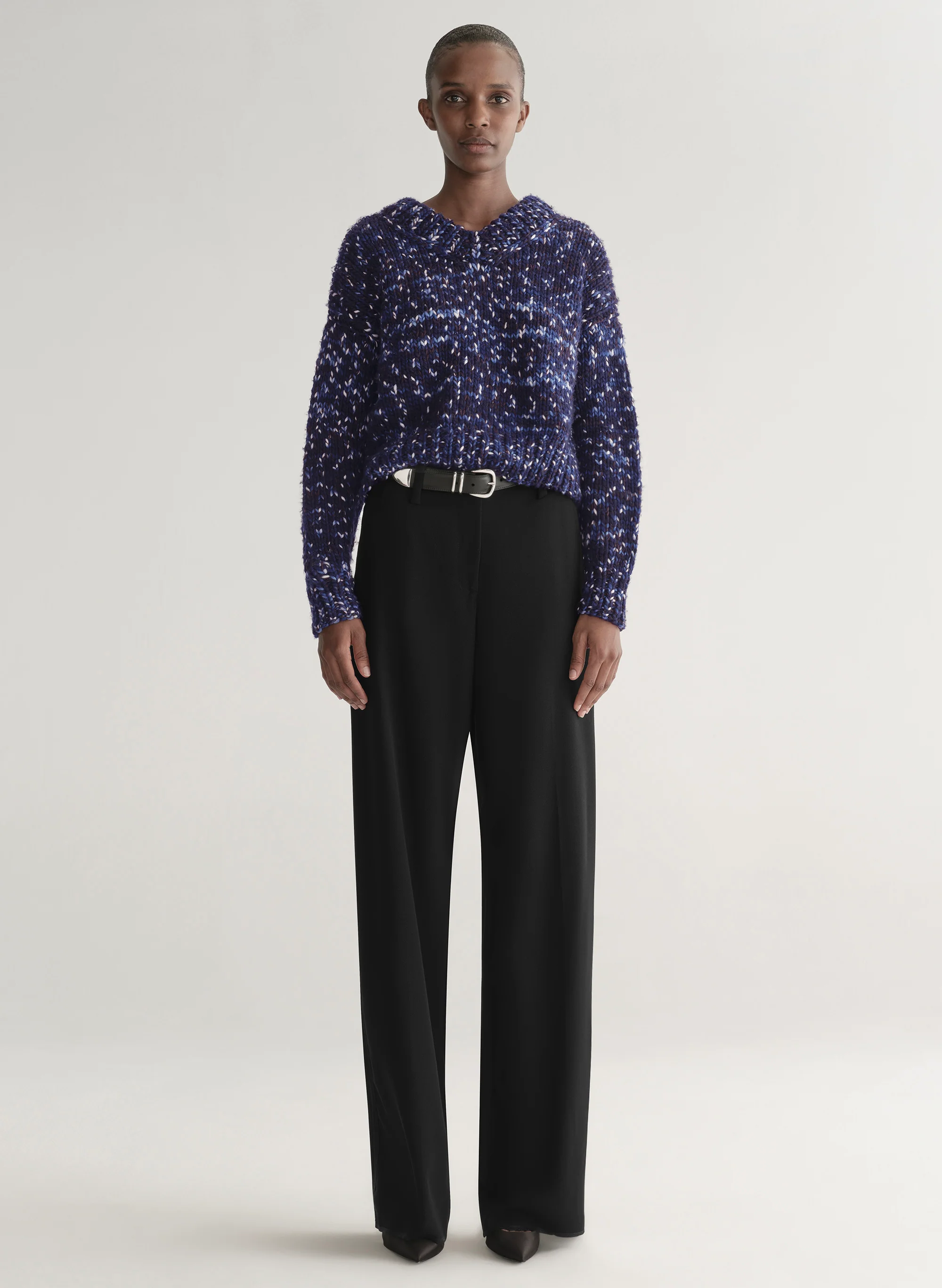 Micah Marled Merino Sweater - Image 4
