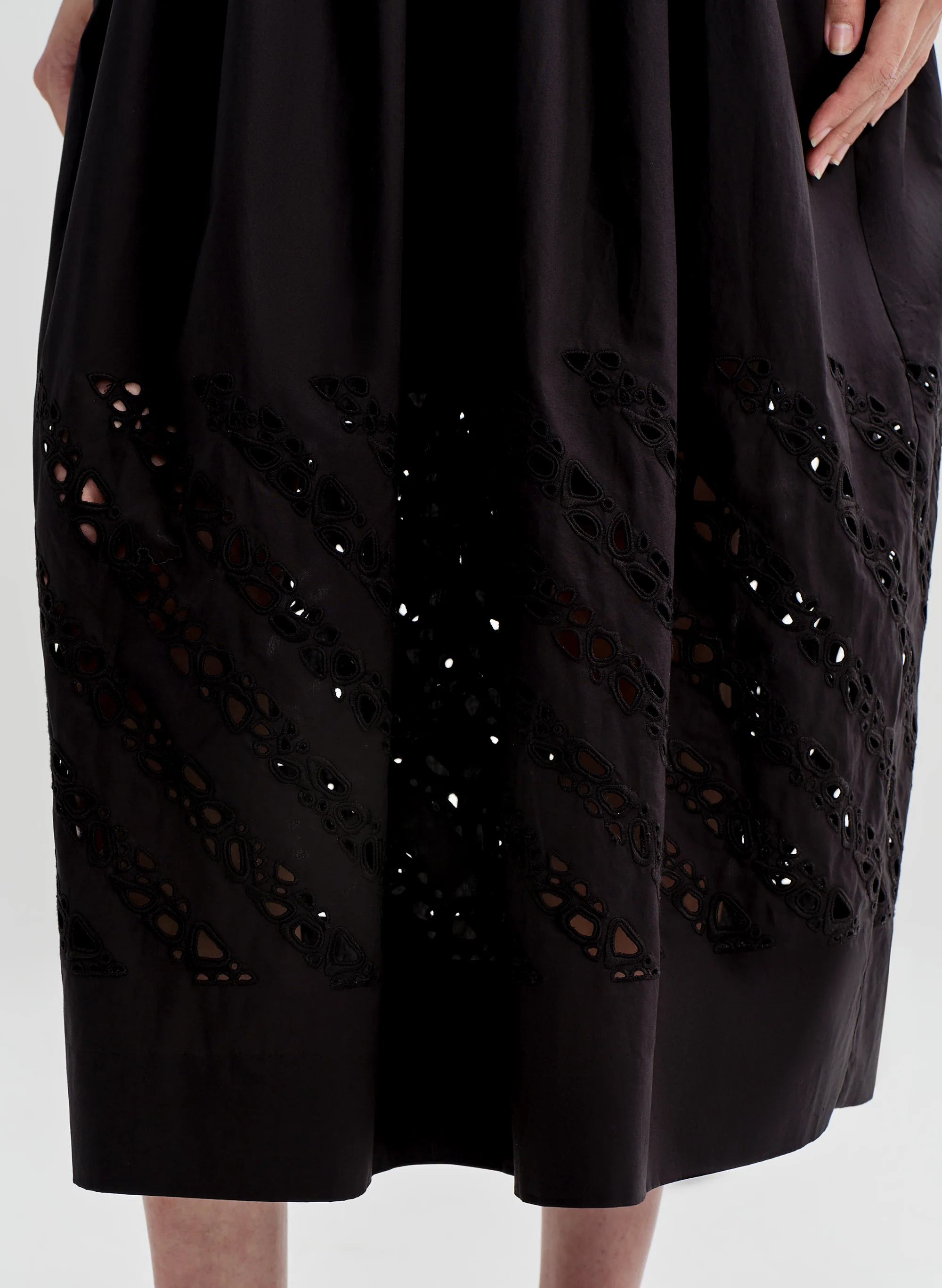 Mika Embroidered Cotton Midi Dress - Image 2