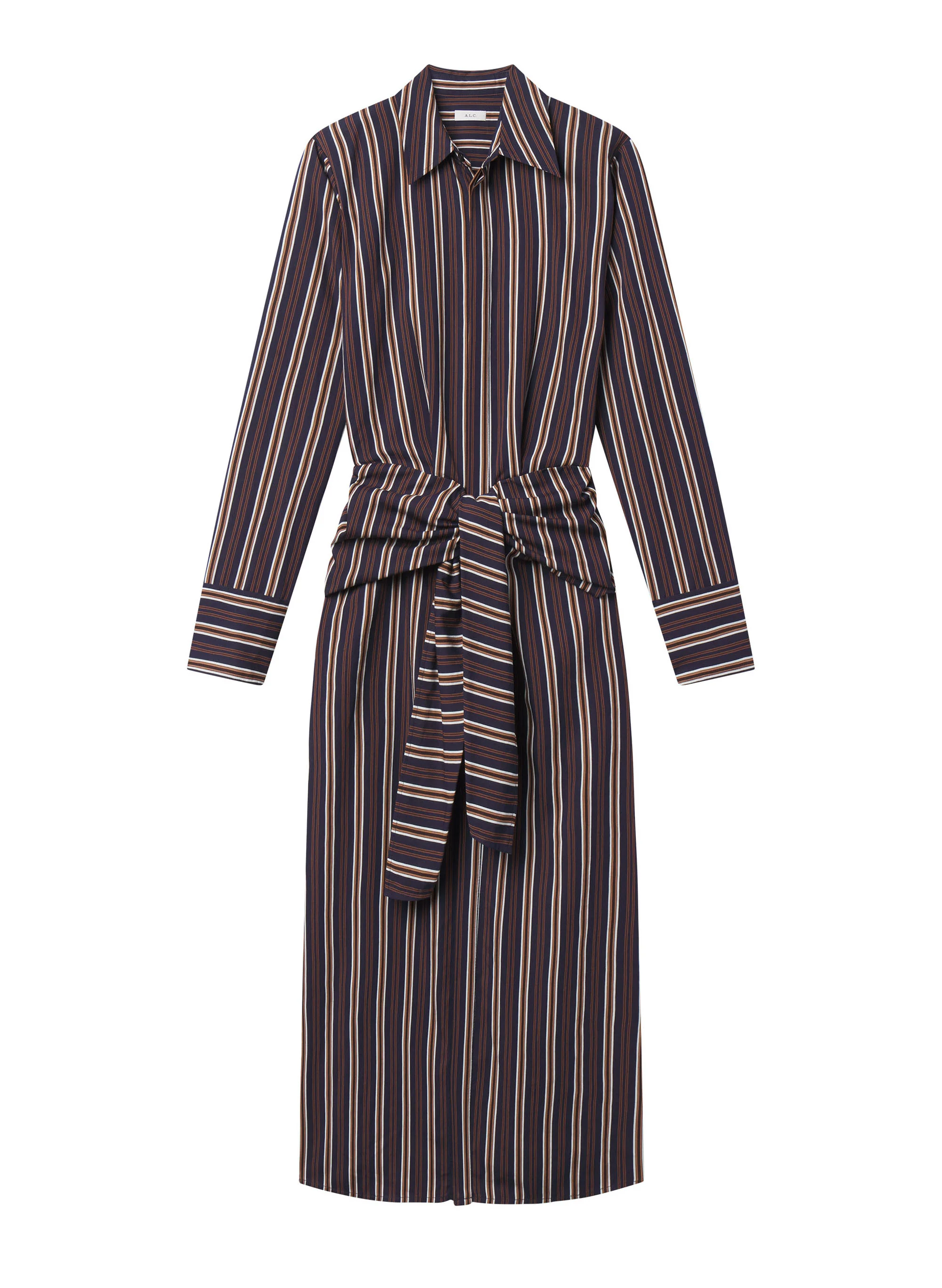 Mila Striped Midi Shirtdress - Image 6