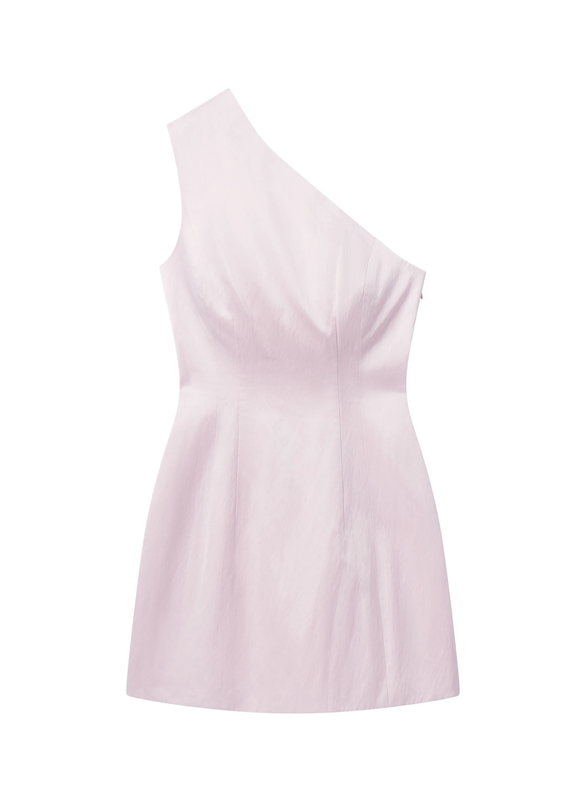 Naya One Shoulder Satin Mini Dress - Image 6