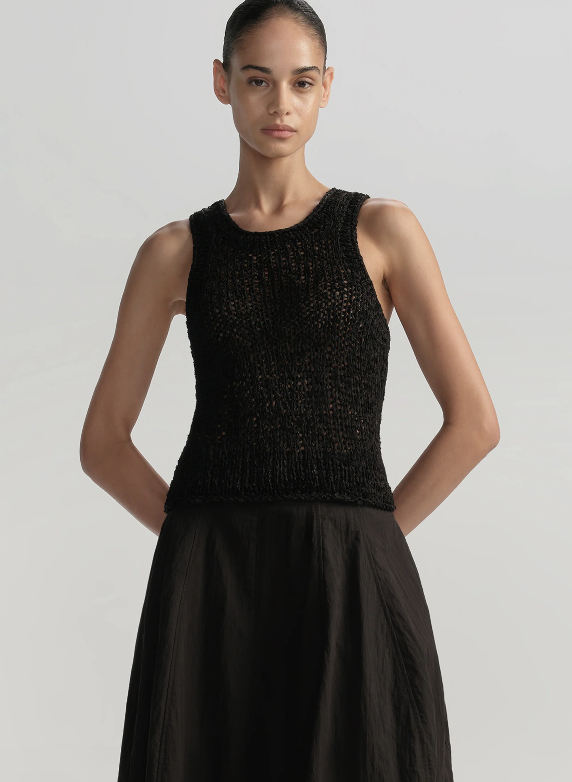 Nelly Open Knit Tank