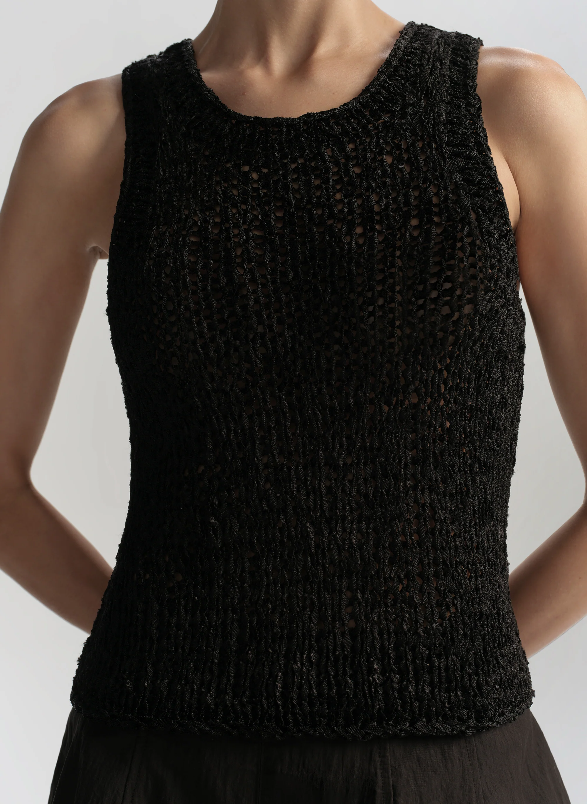 Nelly Open Knit Tank - Image 2