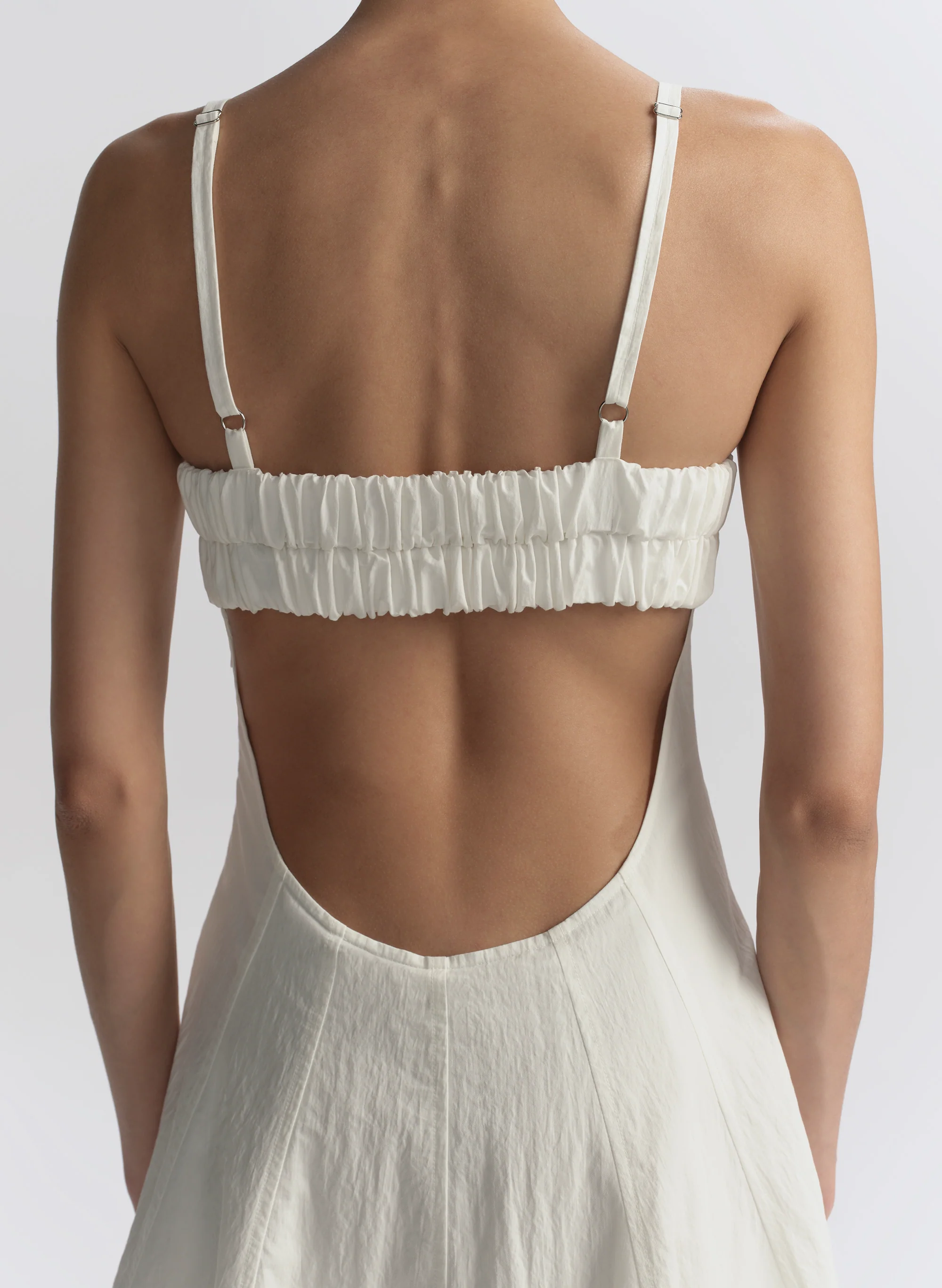 Nina Cotton Nylon Midi Dress - Image 2