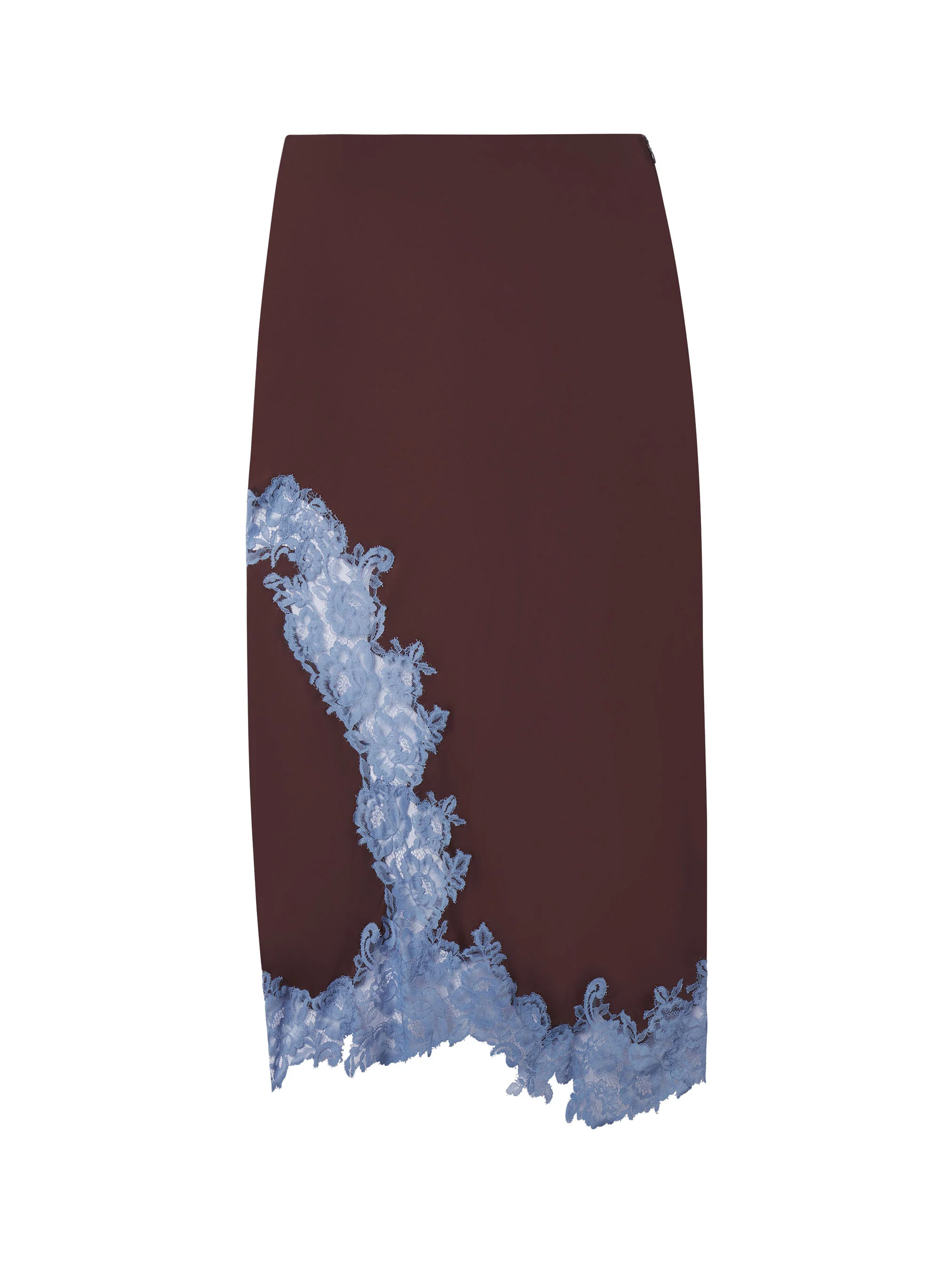 Olivia Satin and Lace Midi Skirt - Image 6