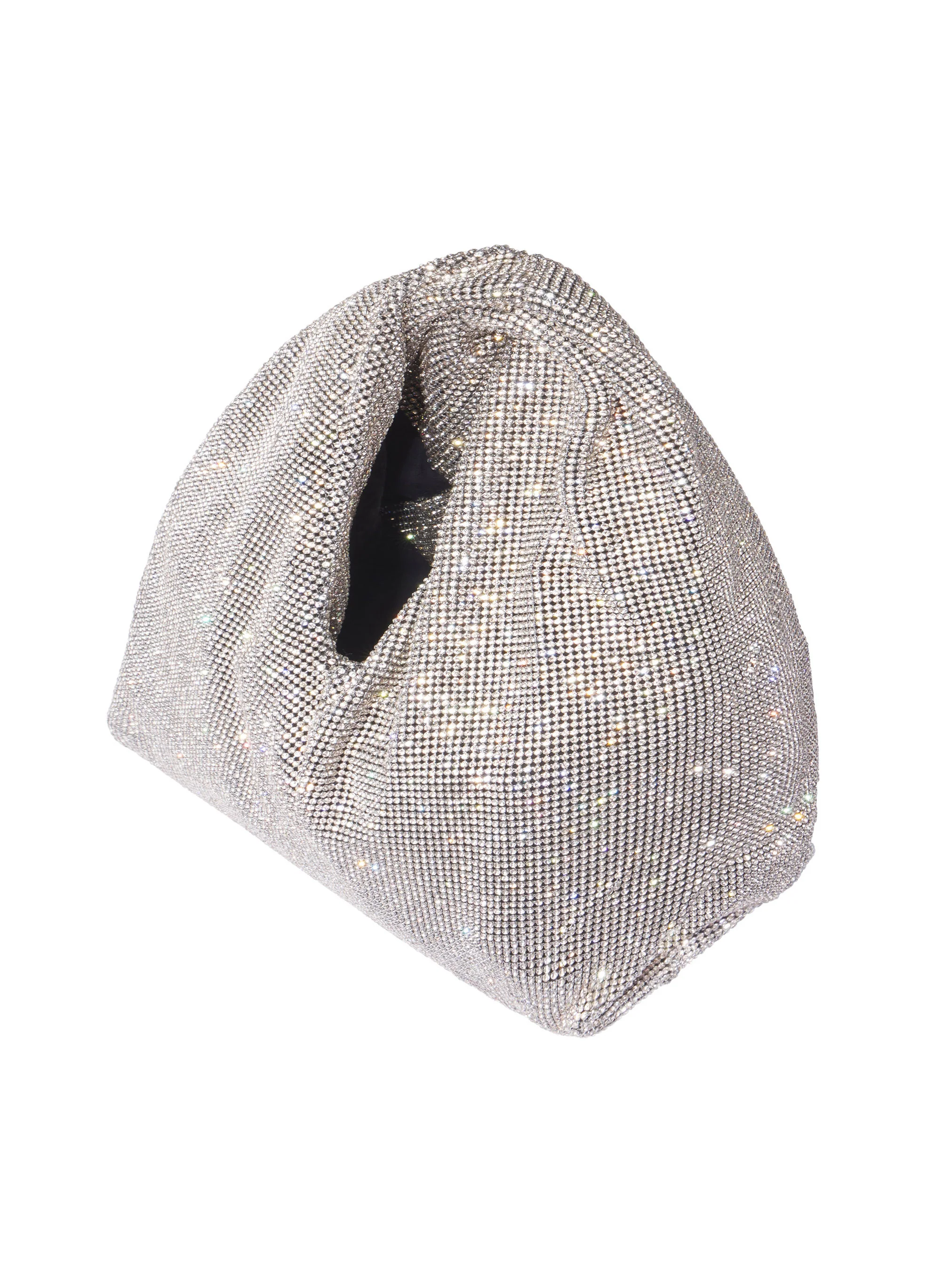 Paige Rhinestone Chain Mesh Bag - Image 3