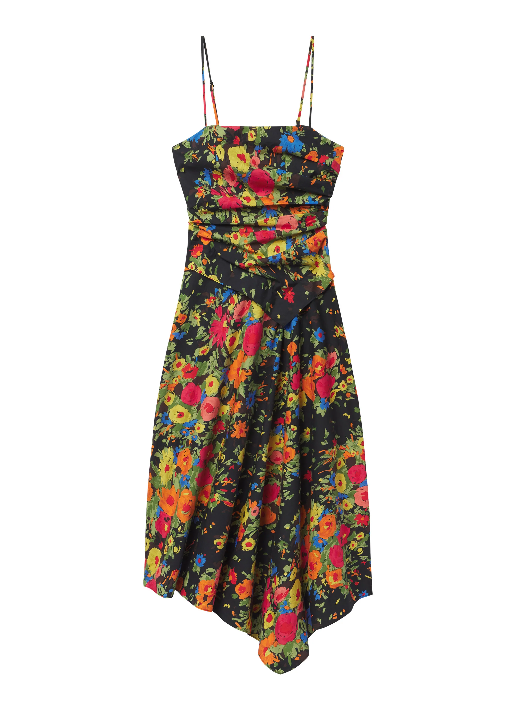 Peyton Floral Cotton Midi Dress - Image 6